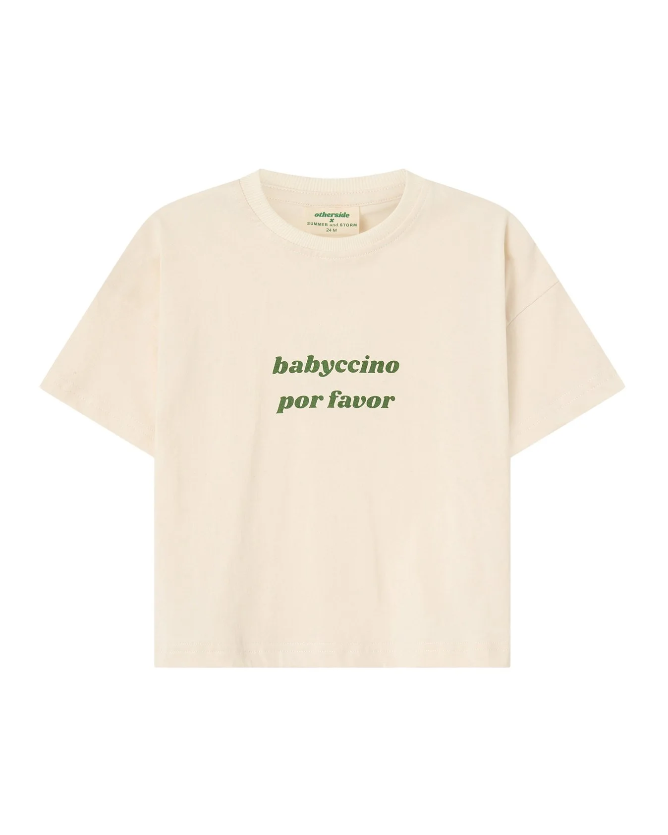 BABYCCINO TEE - NATURAL
