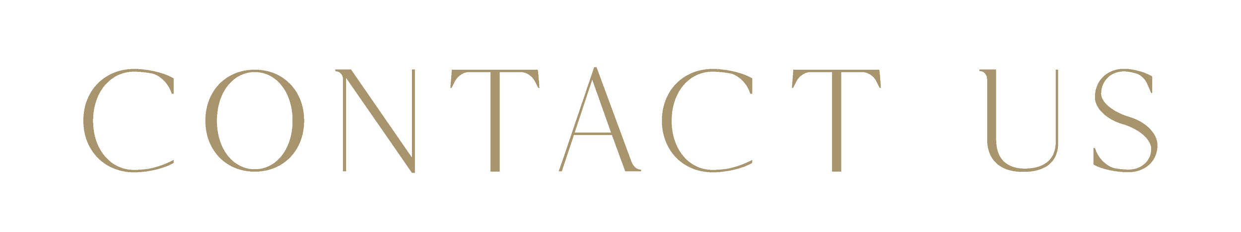 Contact us text in a stylish font on a transparent background.