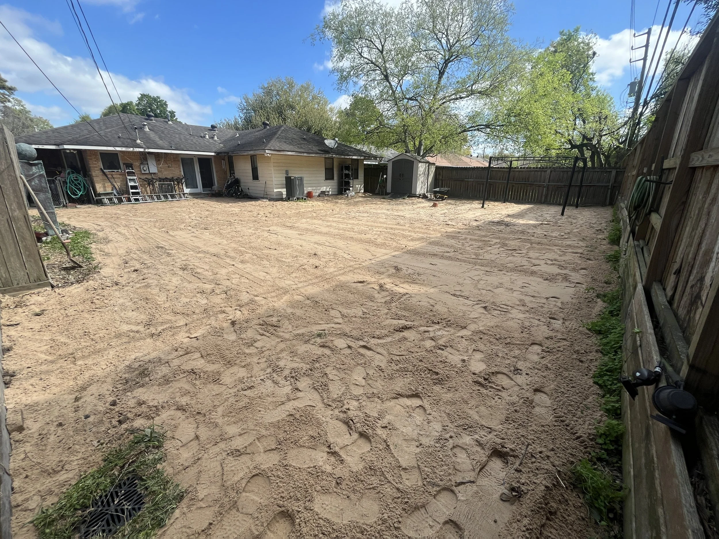 Full Back Yard Grading (2 of 4) 