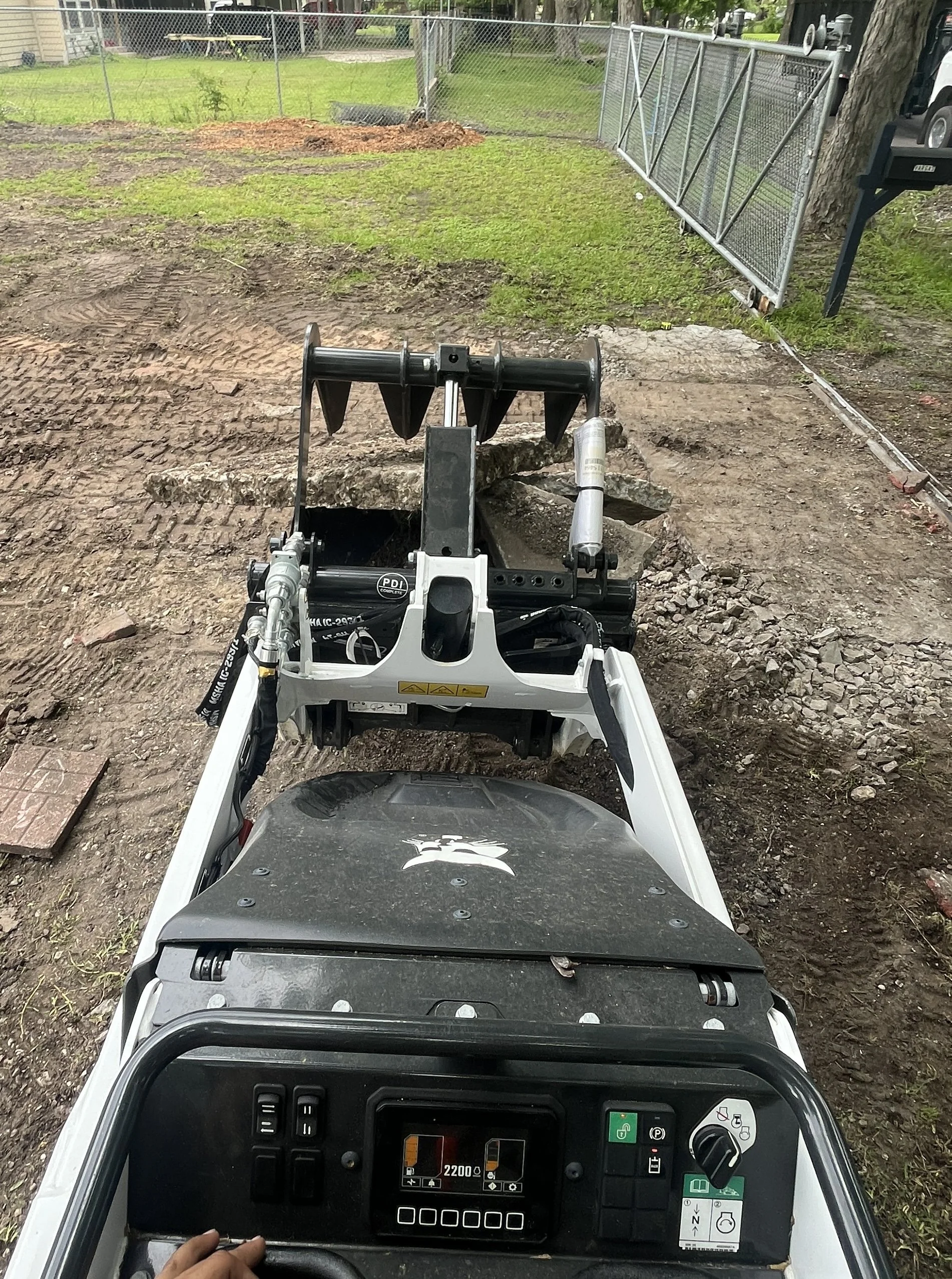Concrete slab/chunk Removal