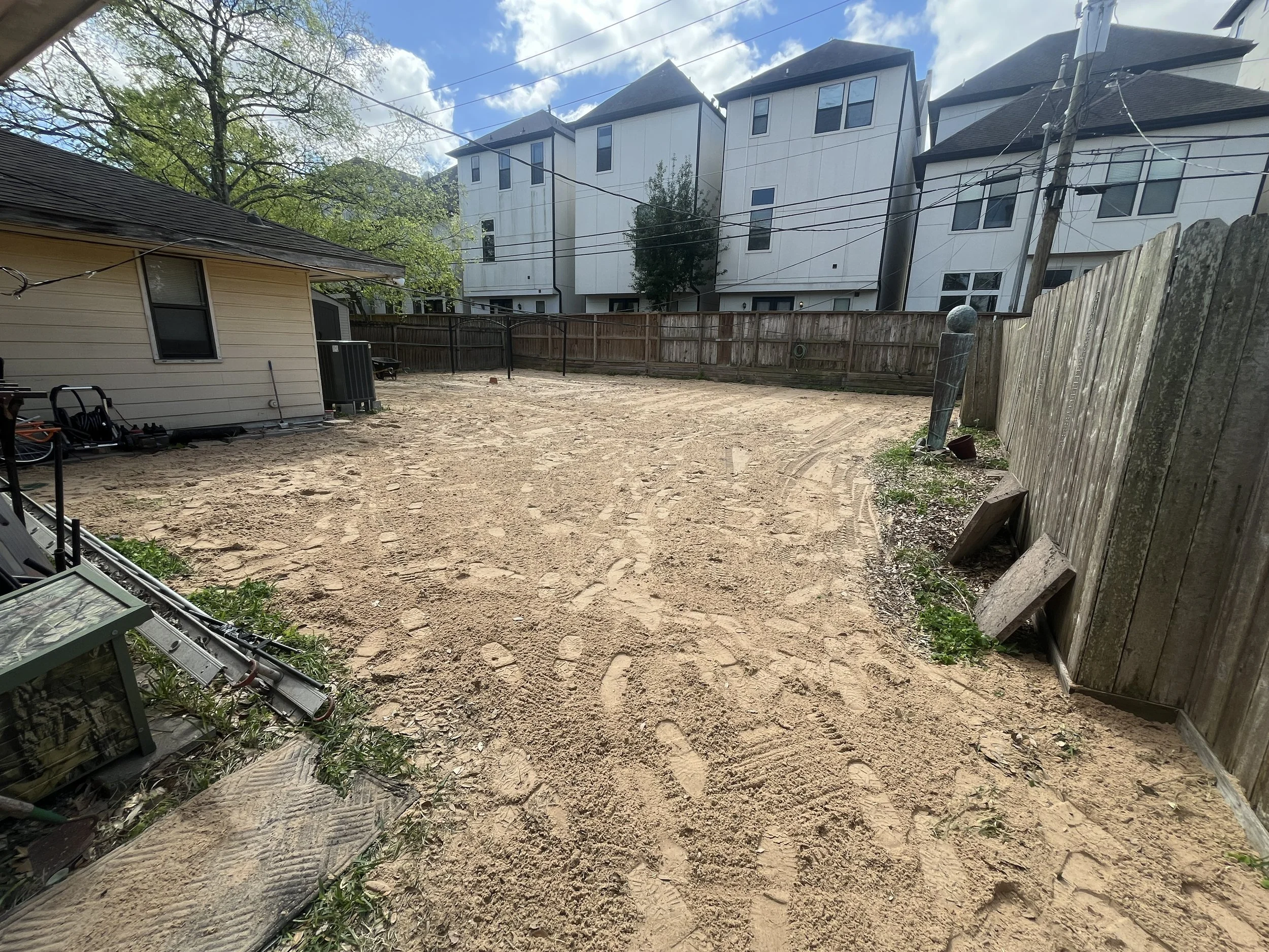 Full Back Yard Grading (1 of 4) 
