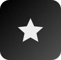 White star on a dark background