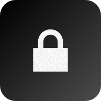 Lock icon on a dark background