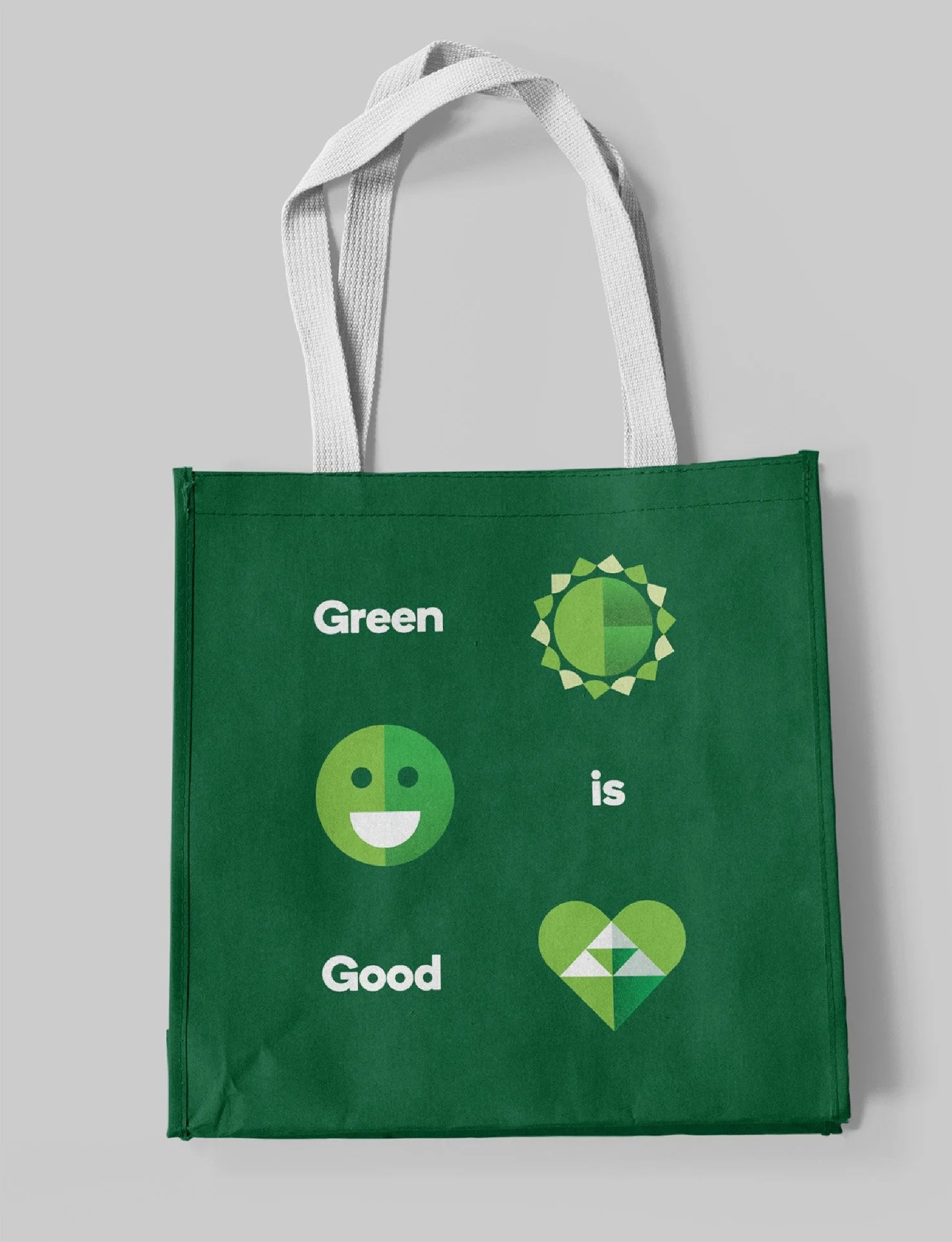 Countdown Green is Good tote bag.