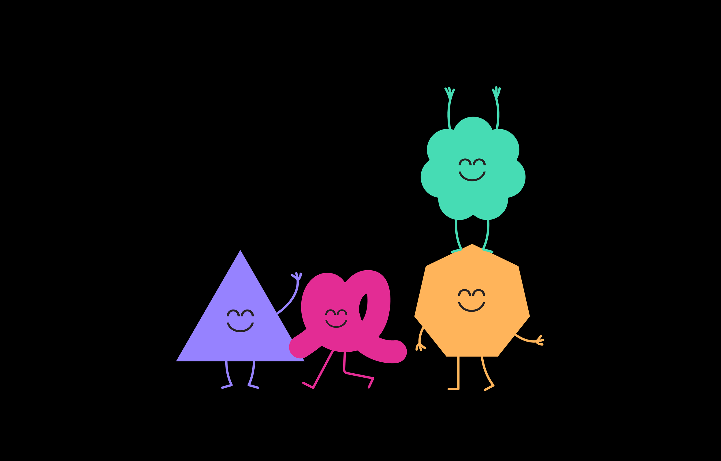 Illustration of Love Mondays quirky characters.