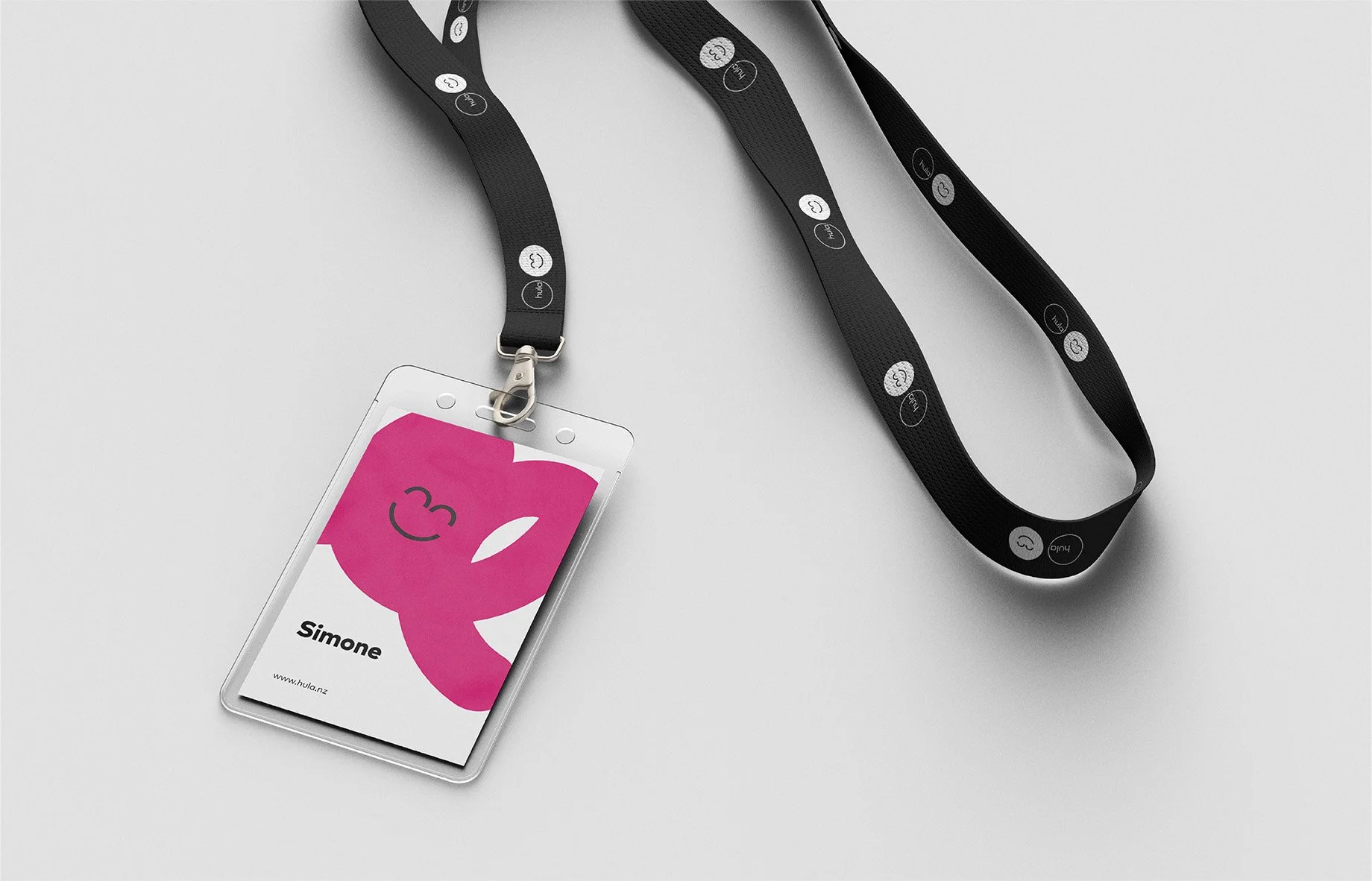 Photo of Love Mondays lanyard.