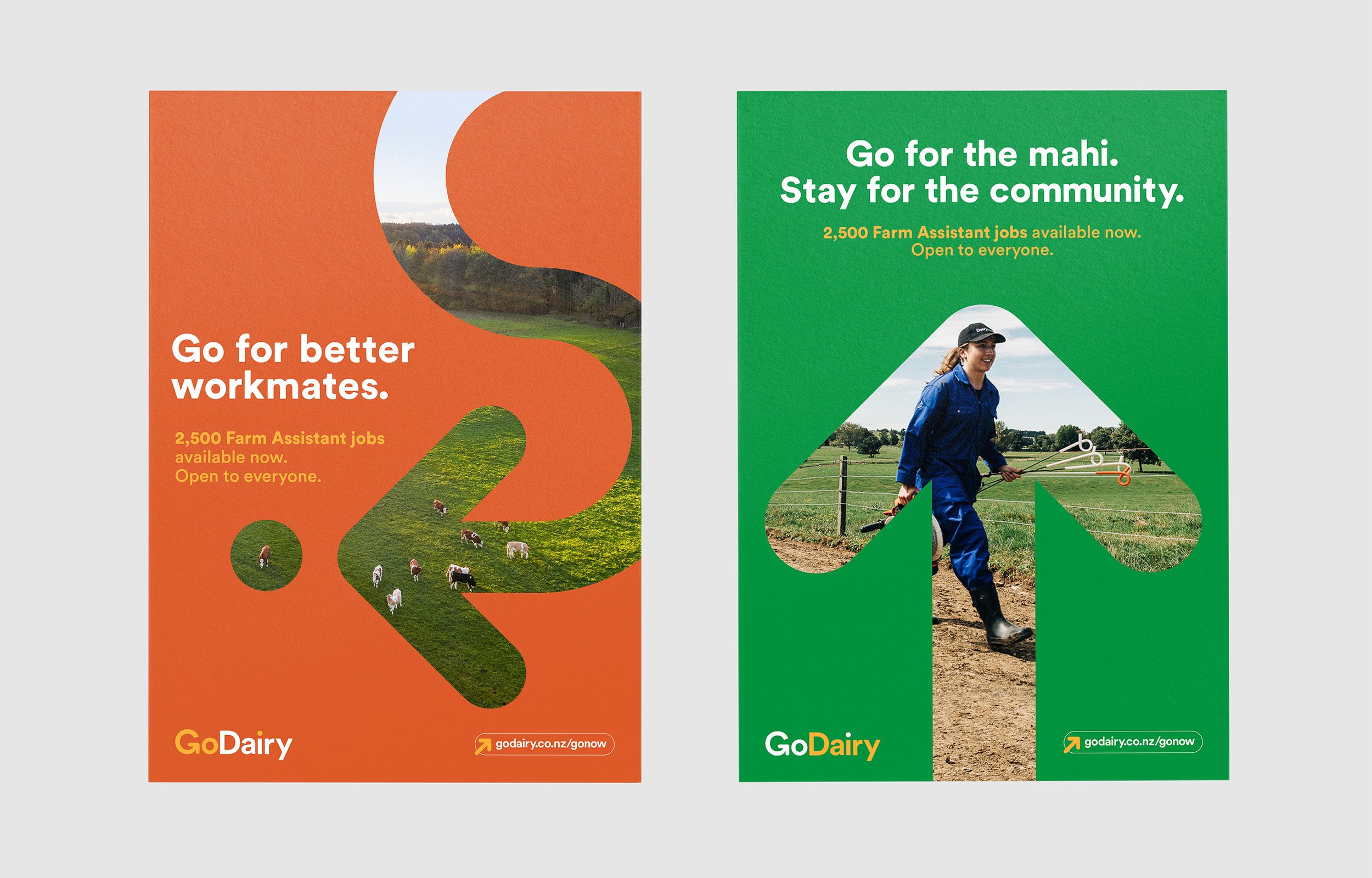 Go Dairy posters.