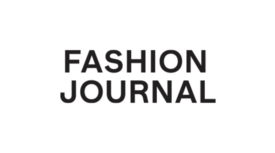 Black background with the text 'Fashion Journal' in large, bold, gray letters at the center.