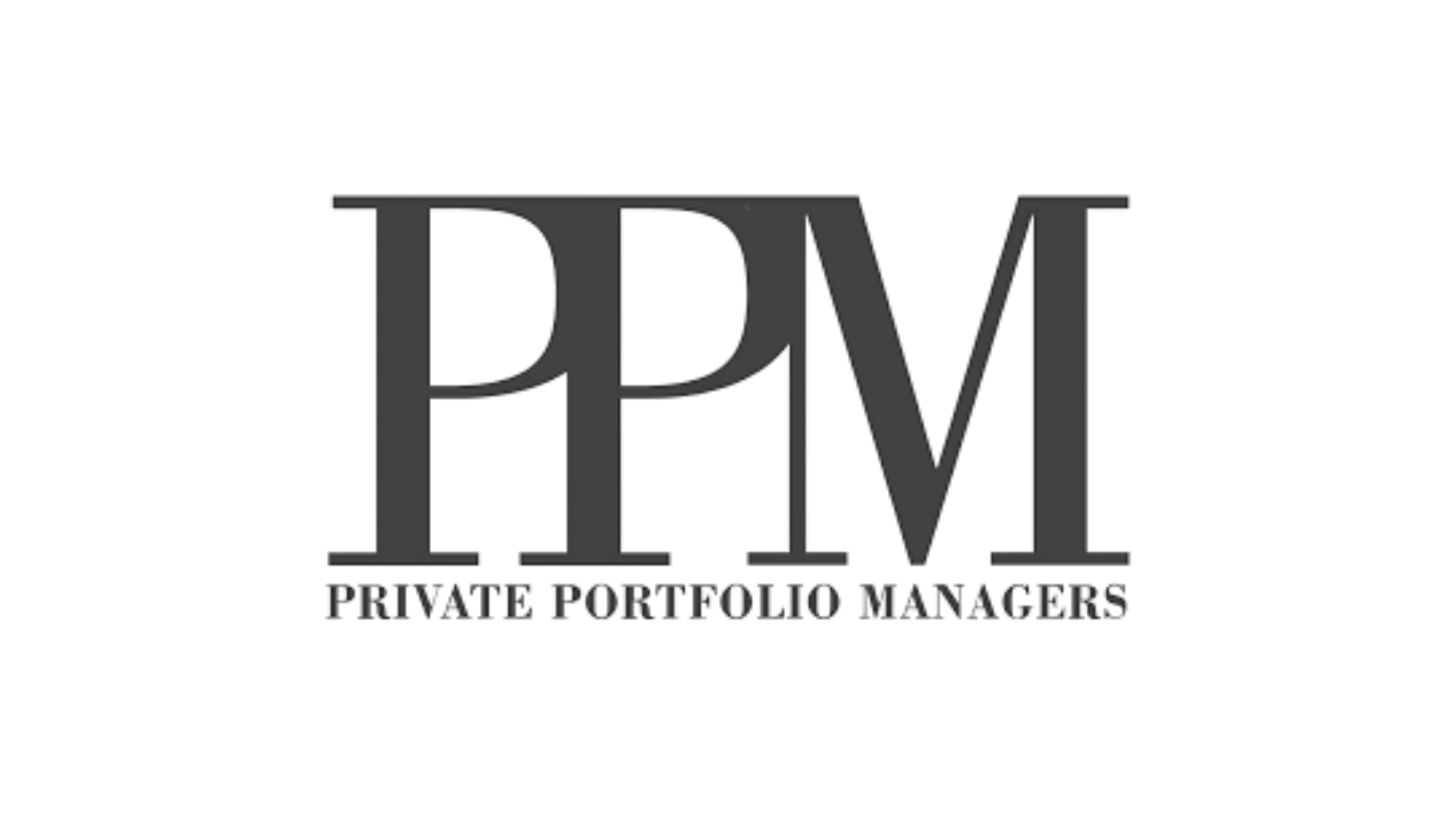 Black logo with large letters 'PPMI' and small text 'Private Pollo Managers' underneath.