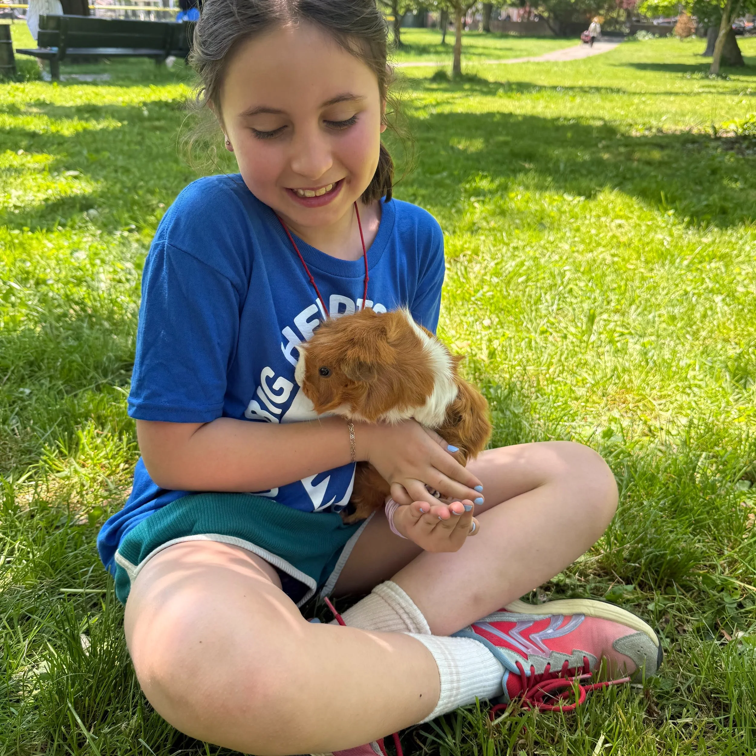 The girls loved participating in the St Mary's Big Hearts Walk, a major fundraising event supporting medically fragile children. Mabel loved the petting zoo, and Halcyon was named the Grand Marshal!
