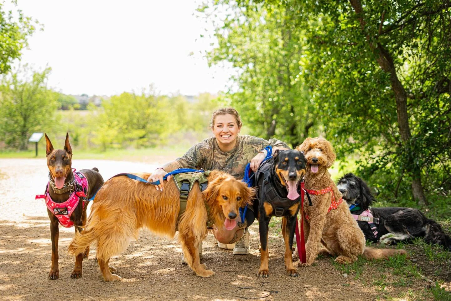 Meet Taylor 📸🐾
Our in-house pup-tographer &amp; real-life Swiss Army knife at My Neighbor&rsquo;s Dog Co.

She captures the magic, edits the content, helps run the bus, assists with training, and keeps the pack flowing smoothly every day.

Outside 