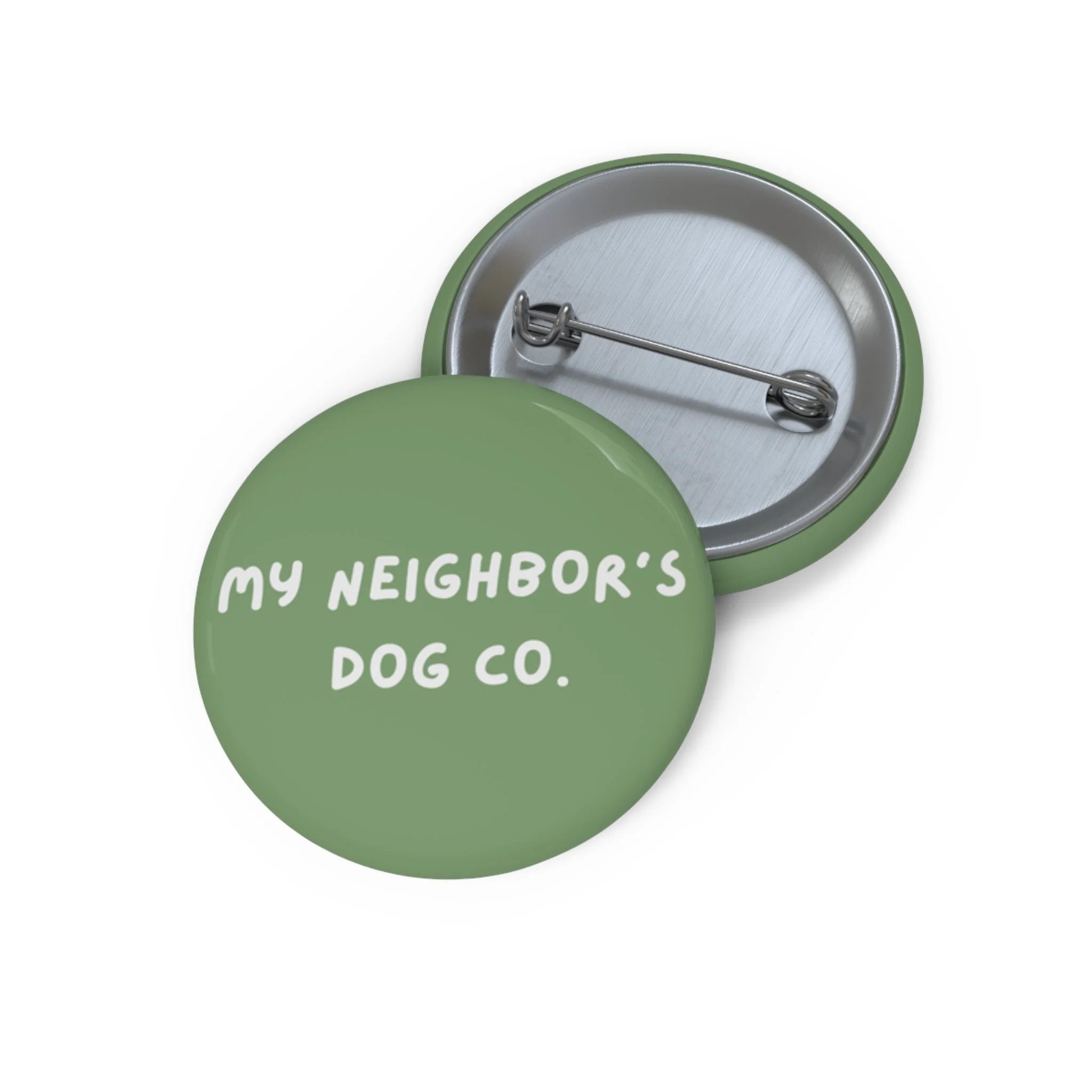 Pin Button — 'My Neighbor Dog Co.' Custom Enamel-Style Badge