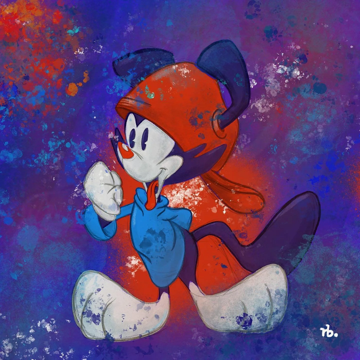 Procreate digital illustration of Wacko.