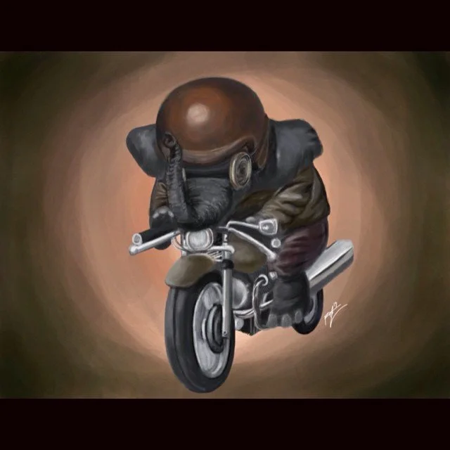 Digital painting done in photoshop.