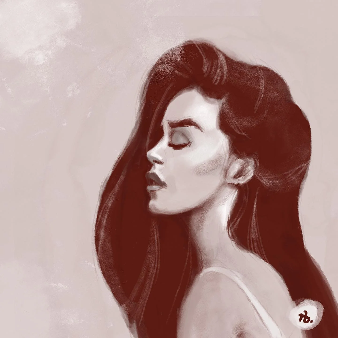 Digital portrait done in procreate.
