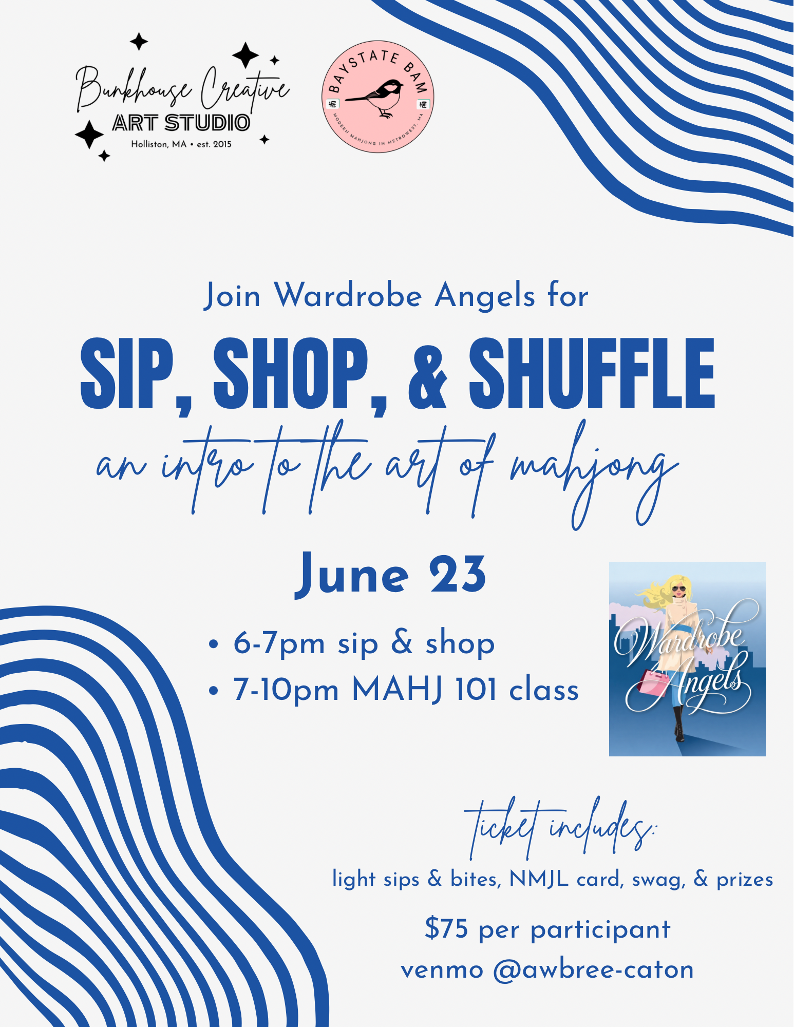 Sip, Shop, & Shuffle with Wardrobe Angels