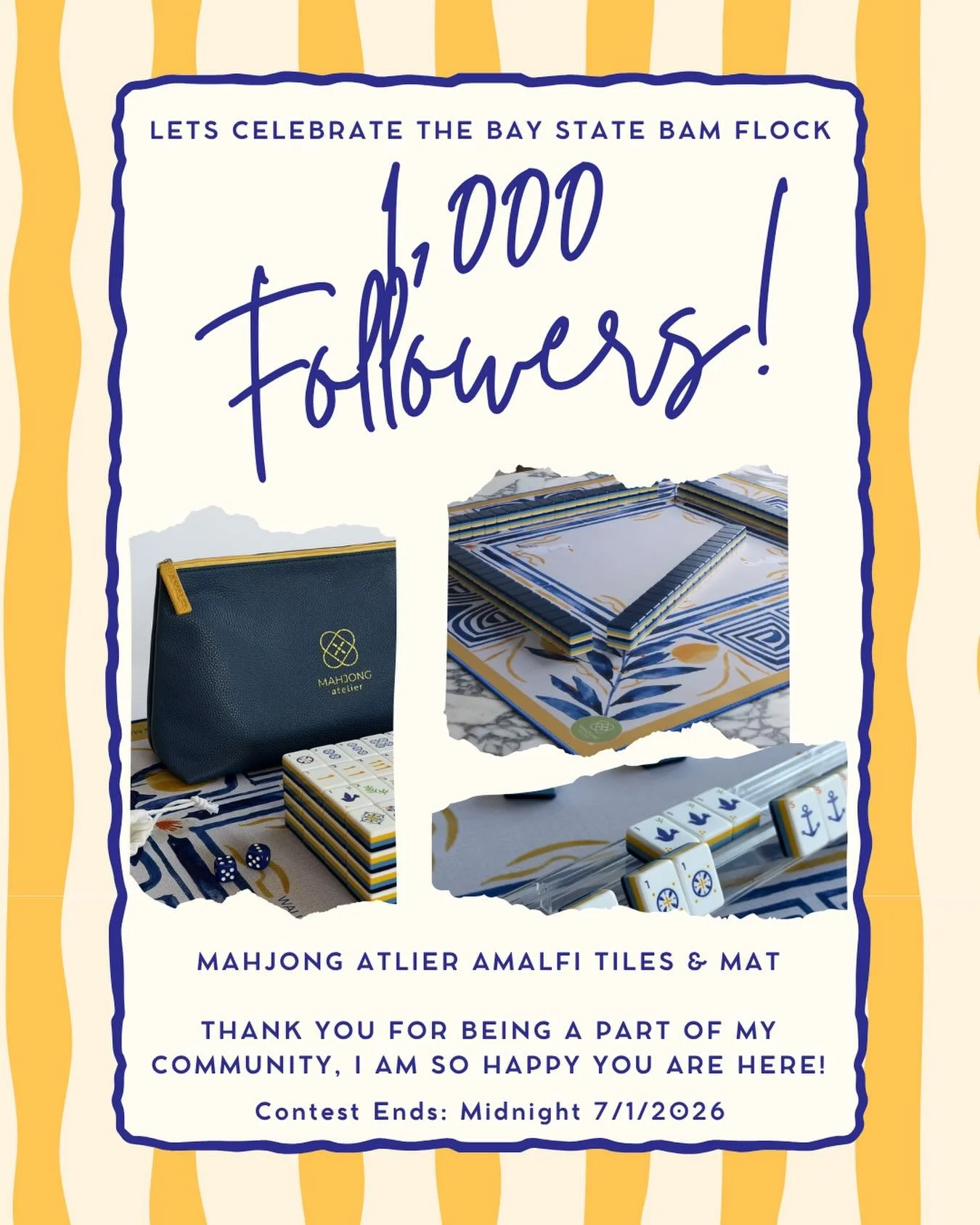 1K FOLLOWER GIVEAWAY! 🥂 

💛 I am absolutely stunned by what we&rsquo;re building! I woke up yesterday to over 1000 followers, and I couldn&rsquo;t have done it without this amazing community. 🩵

🌊 To say a massive THANK YOU, I&rsquo;m giving away