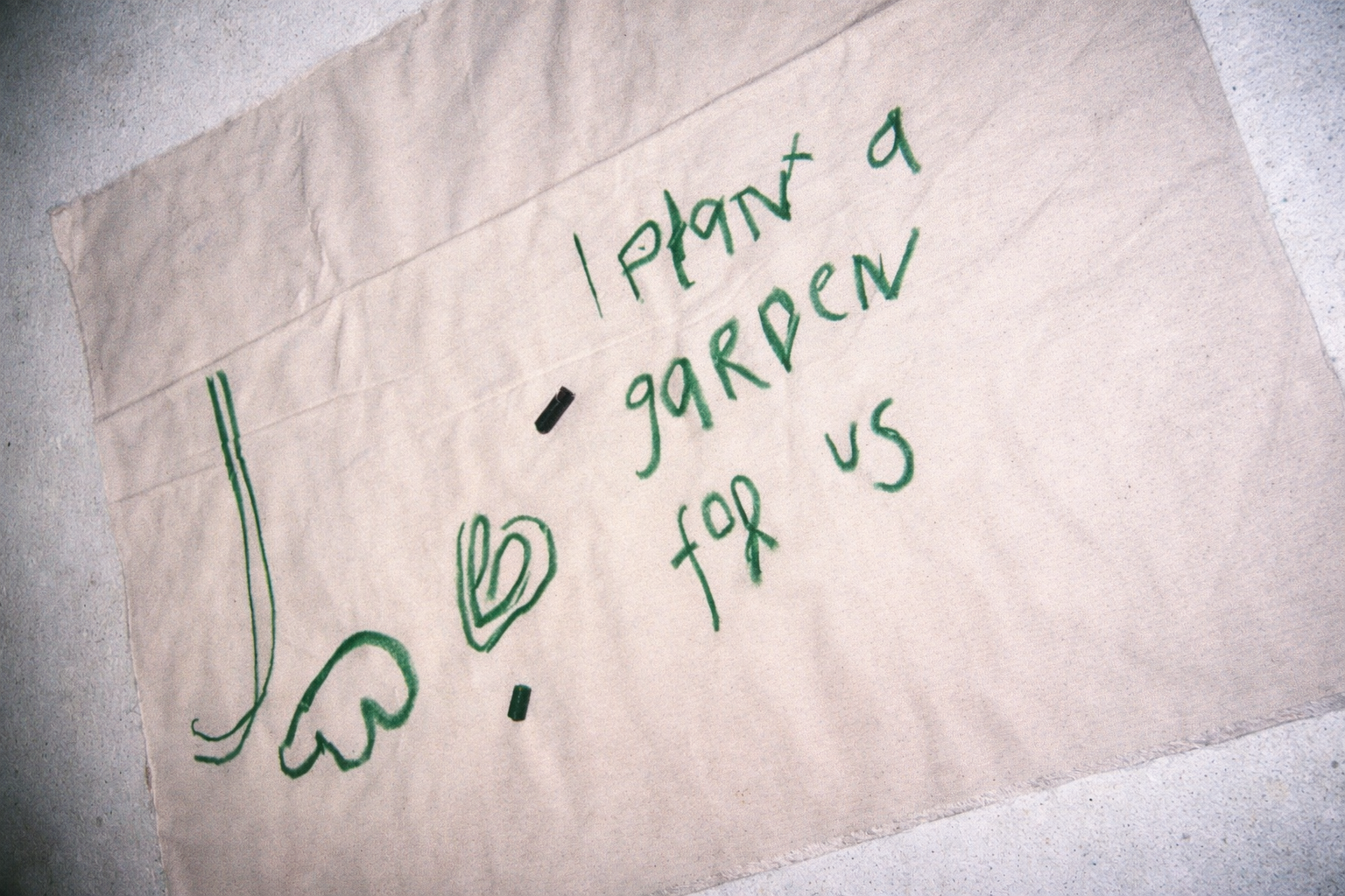 I plant a garden for us