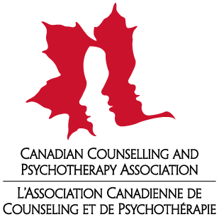 Silhouette of a woman's face inside a red maple leaf with a black background.