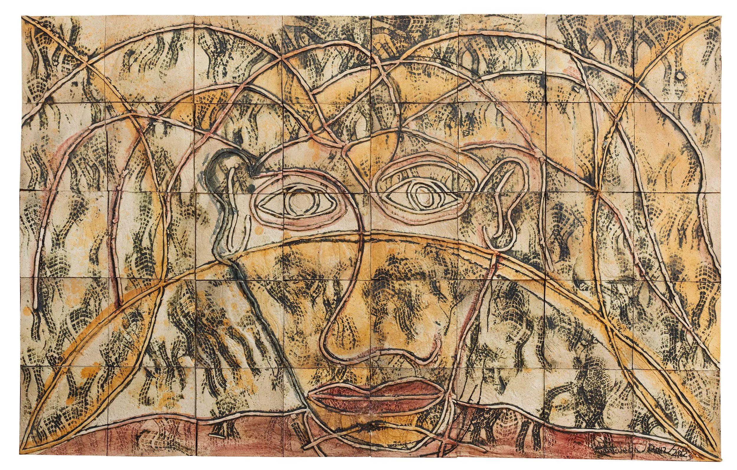 CERÁMICA A ALTA TEMPERATURA /
131 X 205 CM /
2023