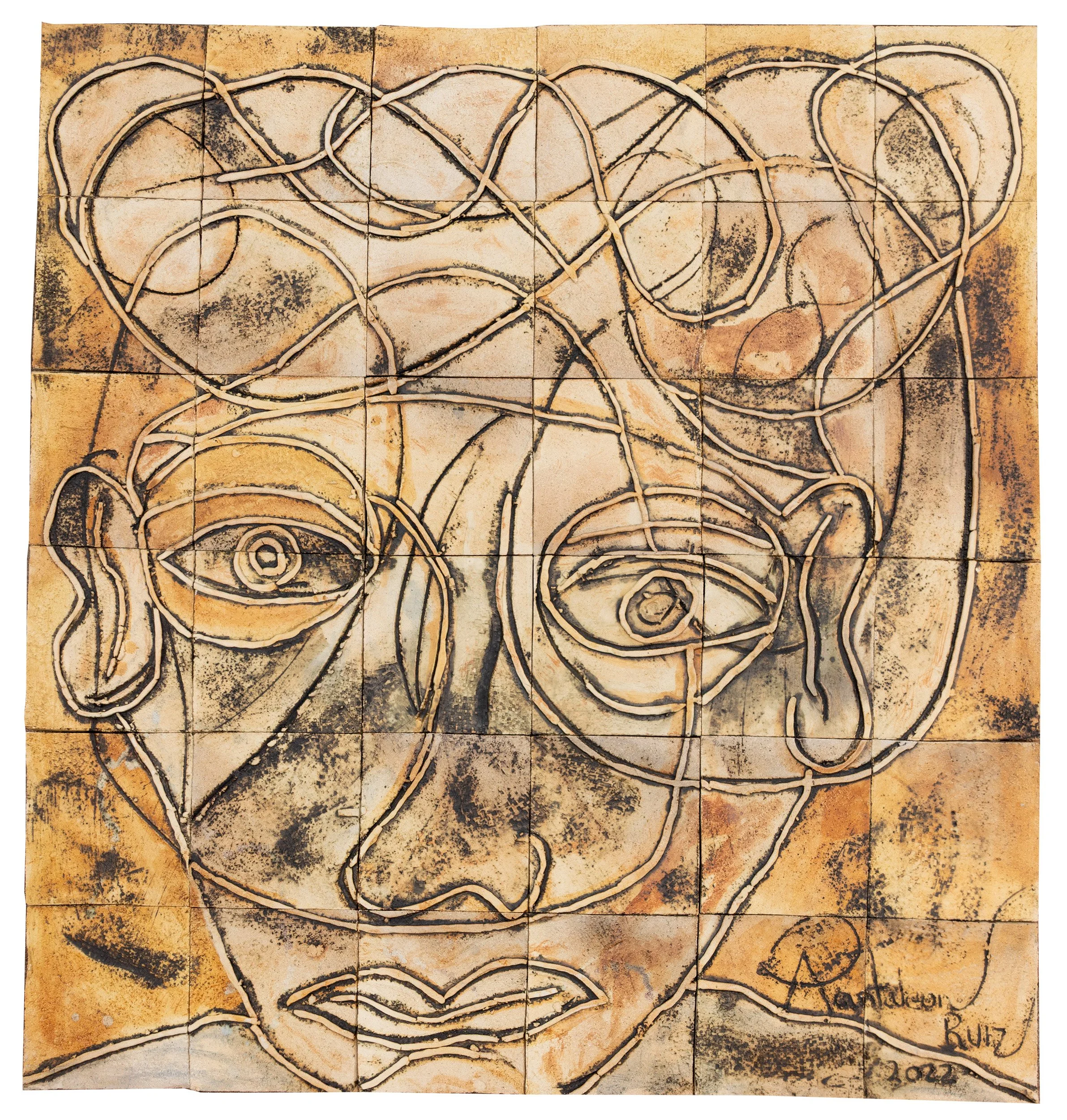 CERÁMICA A ALTA TEMPERATURA /
155 X 146 CM /
2022