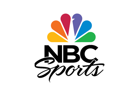 NBC Sports logo with a colorful peacock above the text.