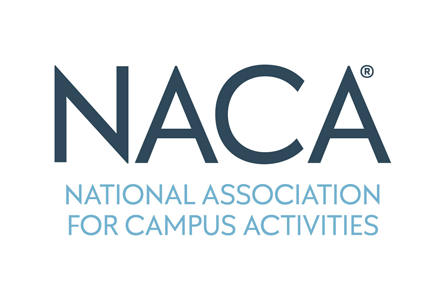 NACA logo with text 'National Association for Campus Activities'