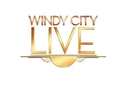 Logo for Windy City Live with stylized gold and colorful text.