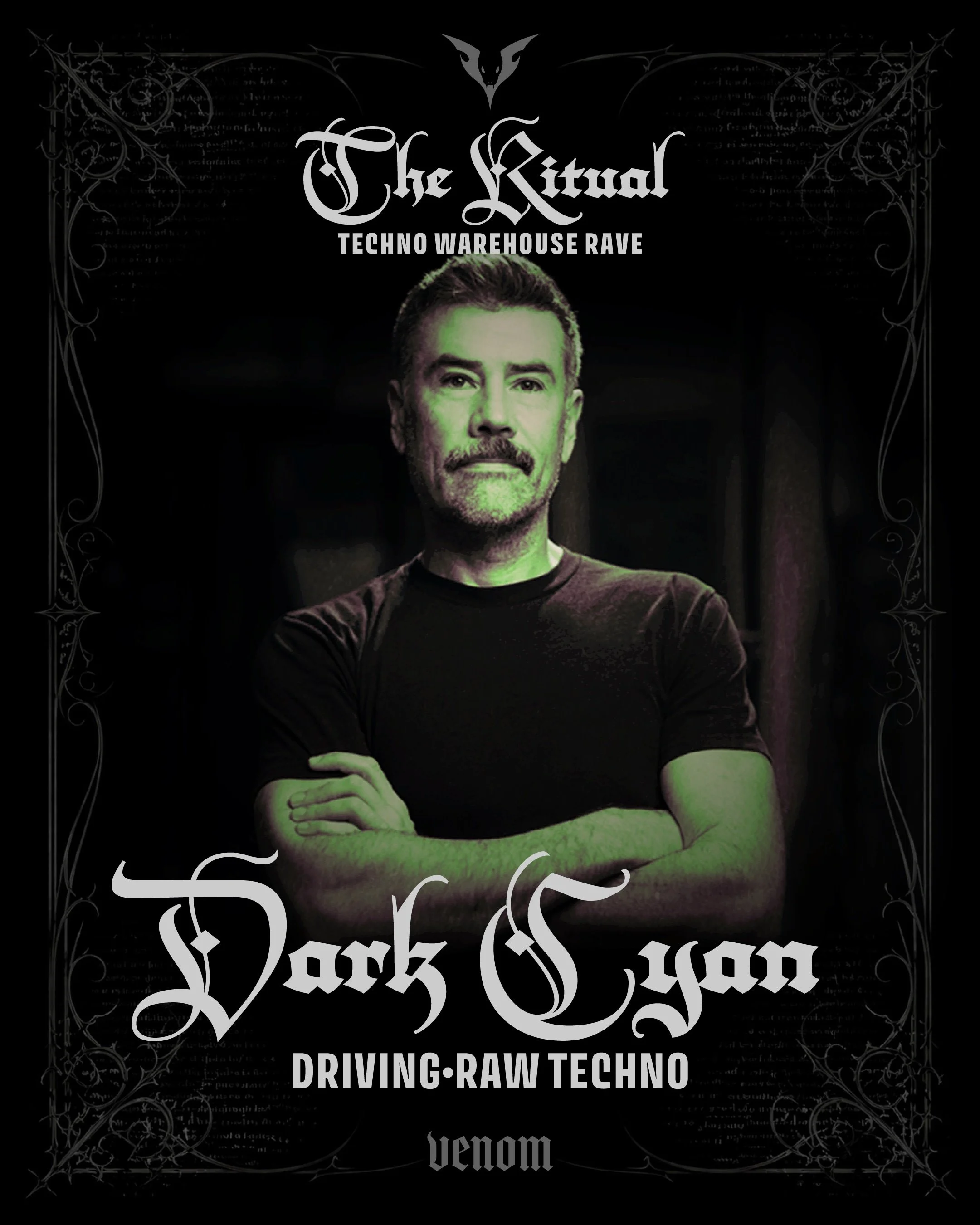 ⚫⛓️ARTIST SPOTLIGHT: 𝗗𝗔𝗥𝗞 𝗖𝗬𝗔𝗡 ⛓️⚫

Wellington based DJ &amp; producer 𝗗𝗔𝗥𝗞 𝗖𝗬𝗔𝗡 is a rising force in the NZ underground electronic scene.

Best known for crafting hypnotic journeys through dark high-energy progressive house and techn