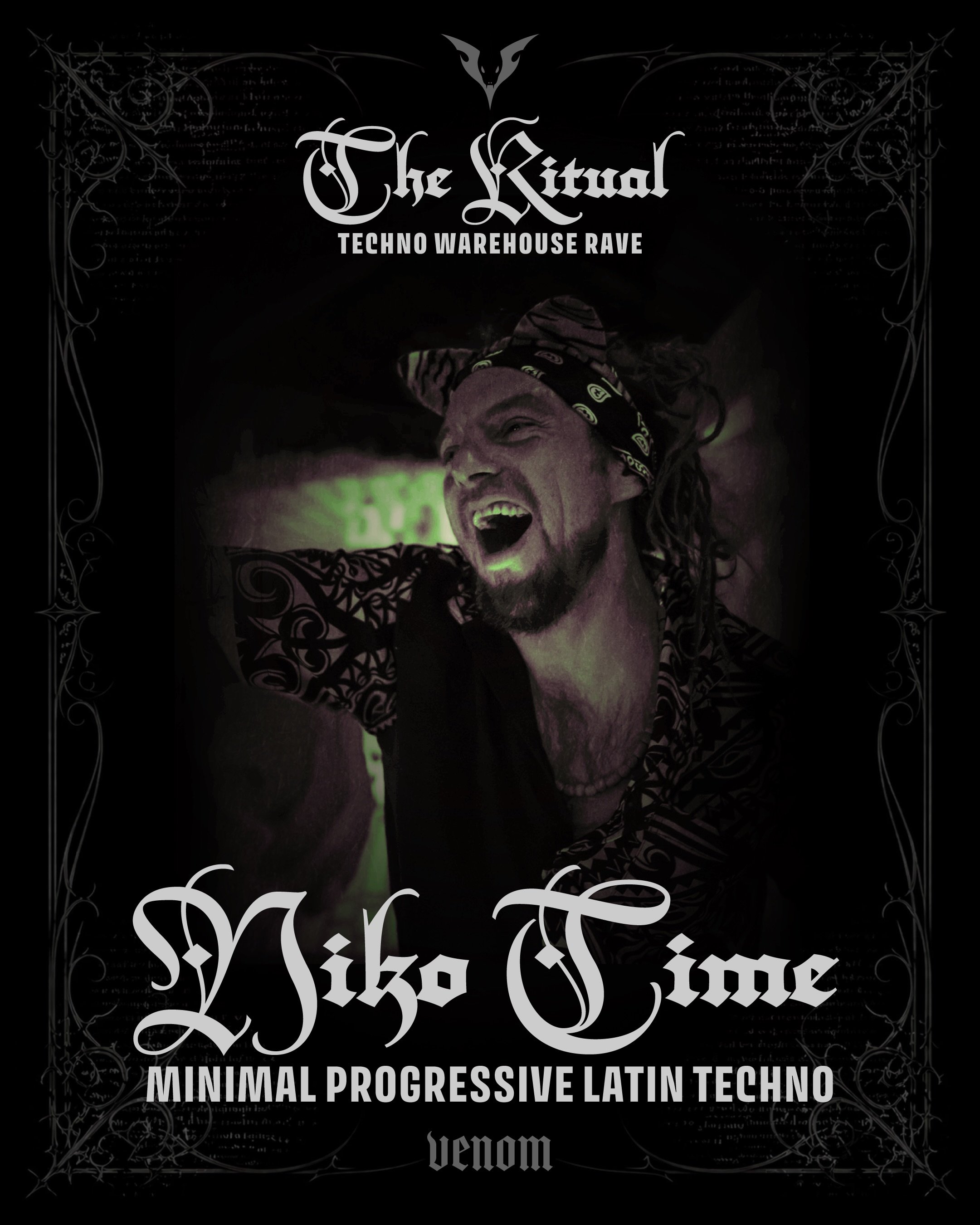 ⚫⛓️ ARTIST SPOTLIGHT: 𝗡𝗜𝗞𝗢 𝗧𝗜𝗠𝗘 ⛓️⚫

Niko Time is the latest artistic identity of Chilean musician, cultural organizer, producer, and multi-genre DJ Nicolas Colillan. Following years of musical projects, cultural work, and artistic exploratio