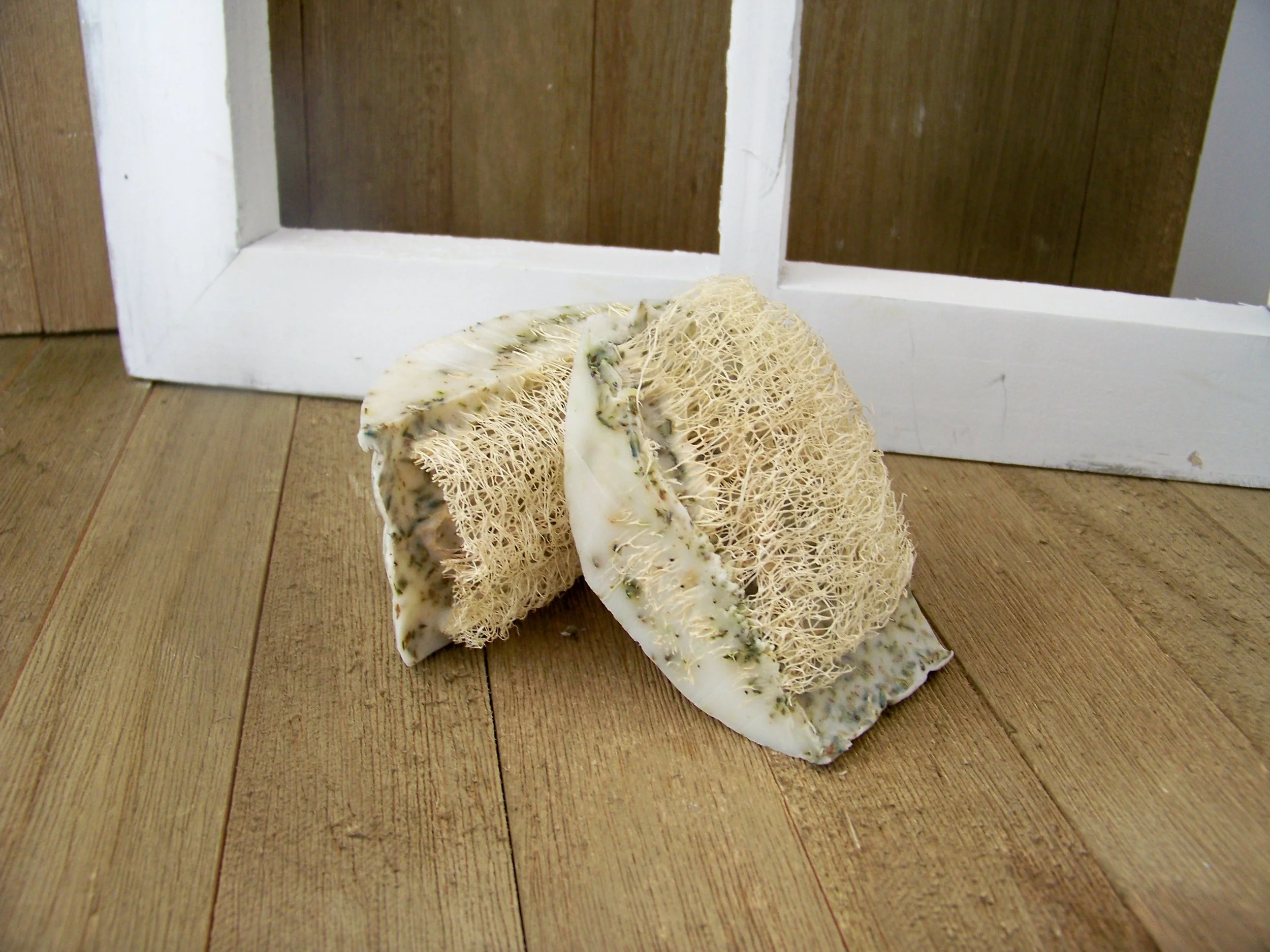 Lavender Luffa Goat Milk Soap