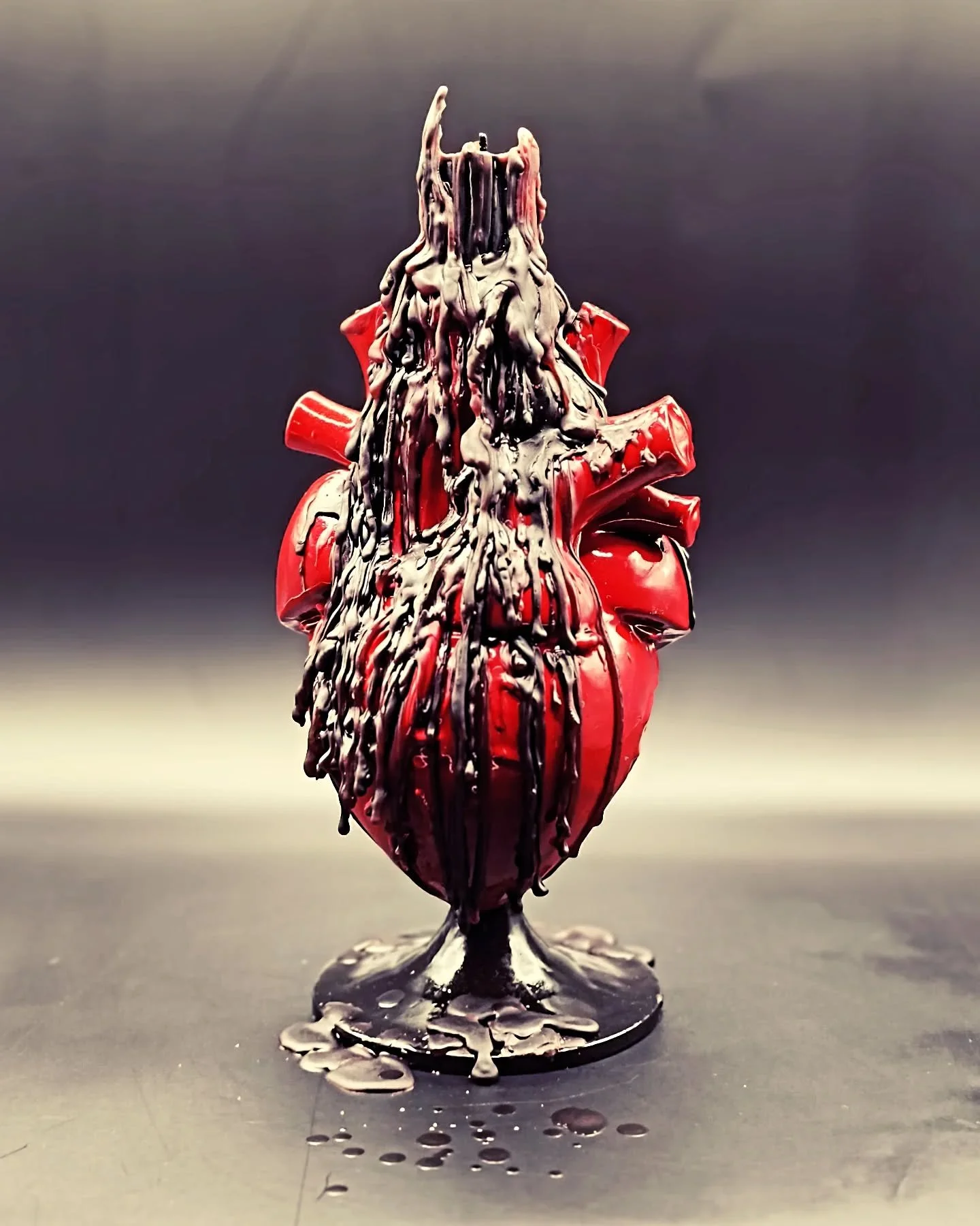 Sacred Heart Candle Holder. 4 left (with spikes) before they will be out of stock for a month or so.
DM for details on how to purchase while the website is still a work in progress, making things is my passion, graphic design and marketing are not. ?