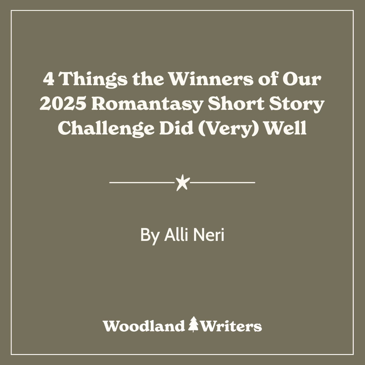 4 things the winners of our 2025 Romantasy short story challenge did (very) well