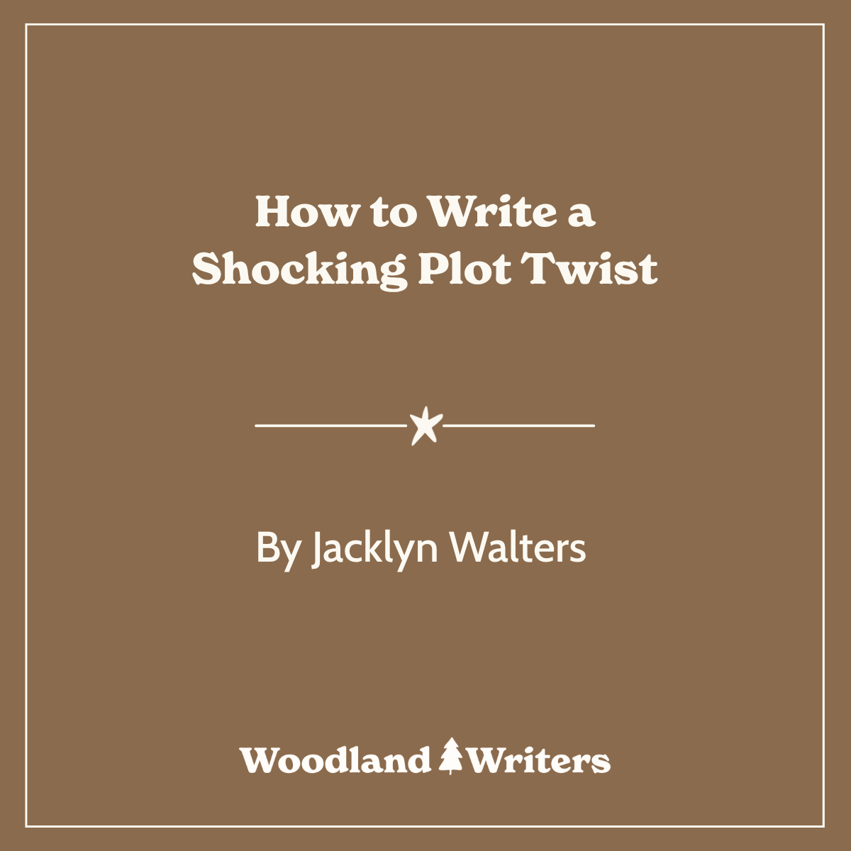 How to Write a Shocking Plot Twist