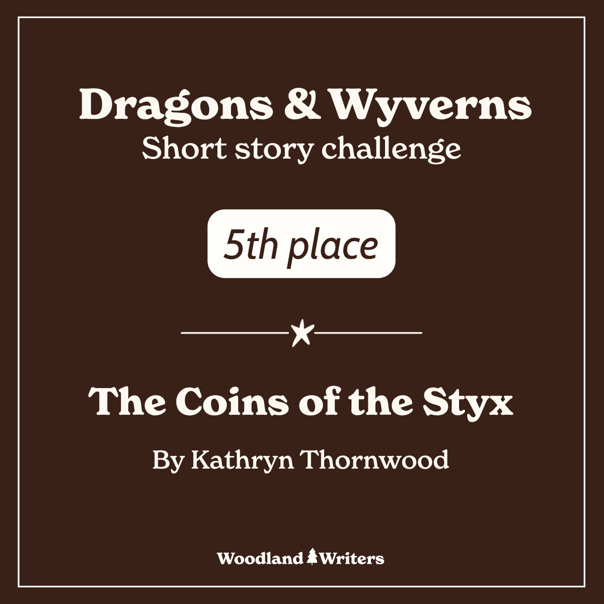 The Coins of the Styx by Kathryn Thornwood