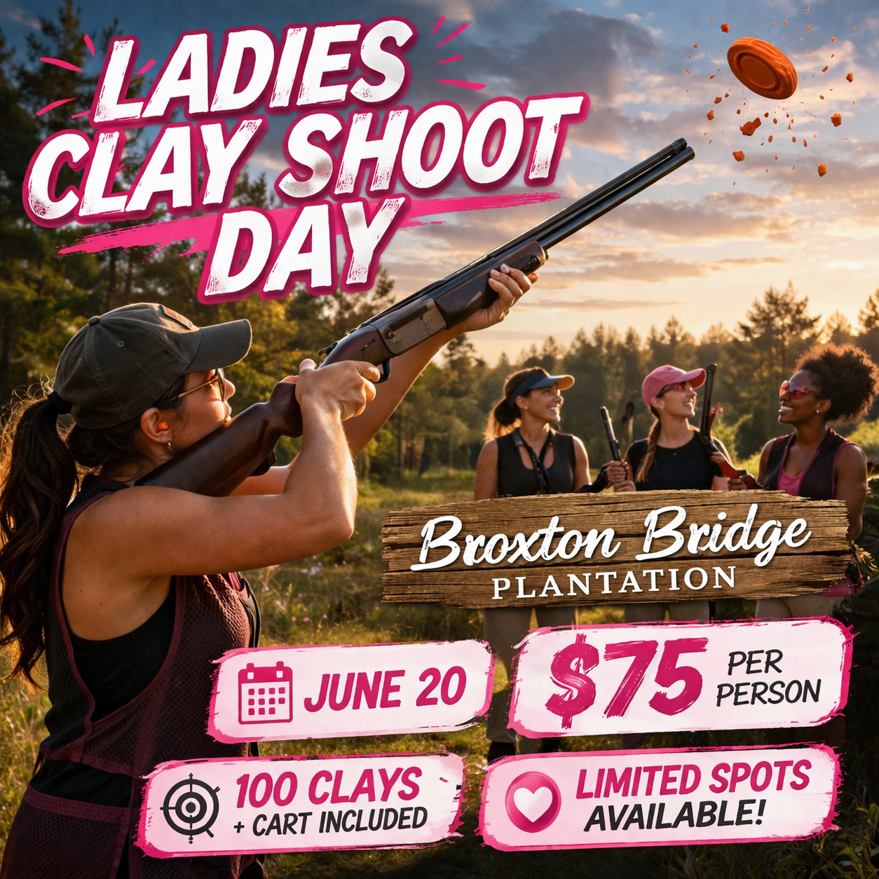 Ladies Clay Shoot Day