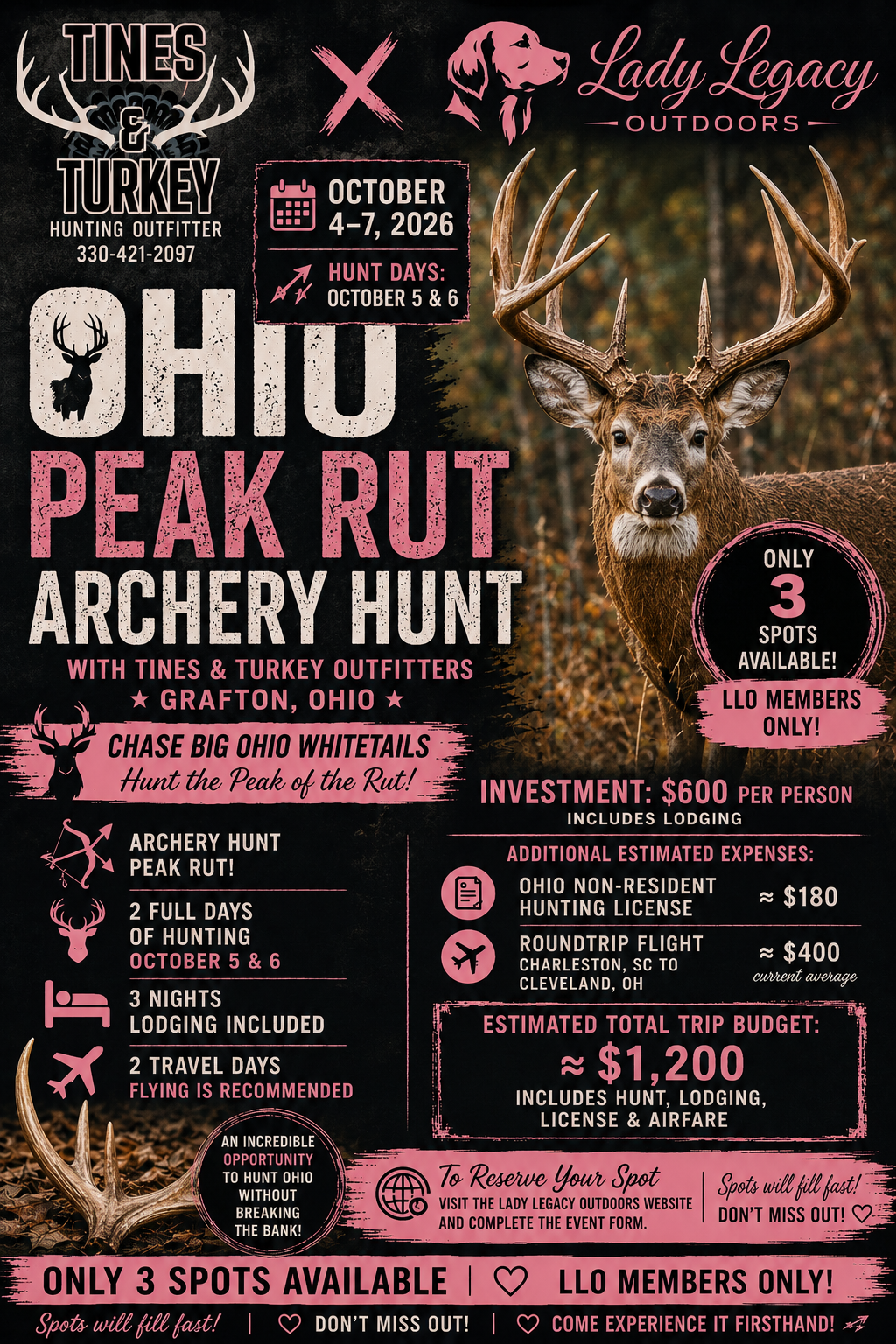 🦌🏹 OHIO PEAK RUT ARCHERY HUNT 🏹🦌