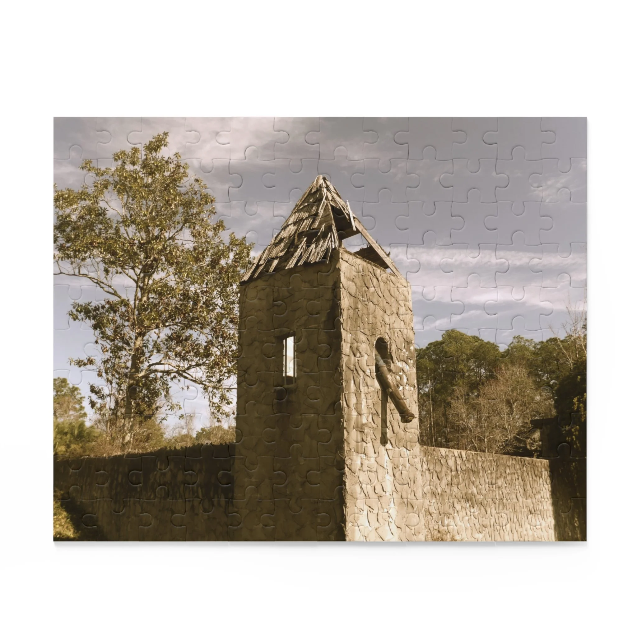 Fort Bengali Jigsaw Puzzle – Vintage Fort Wall Photo (120/252/500 pcs)