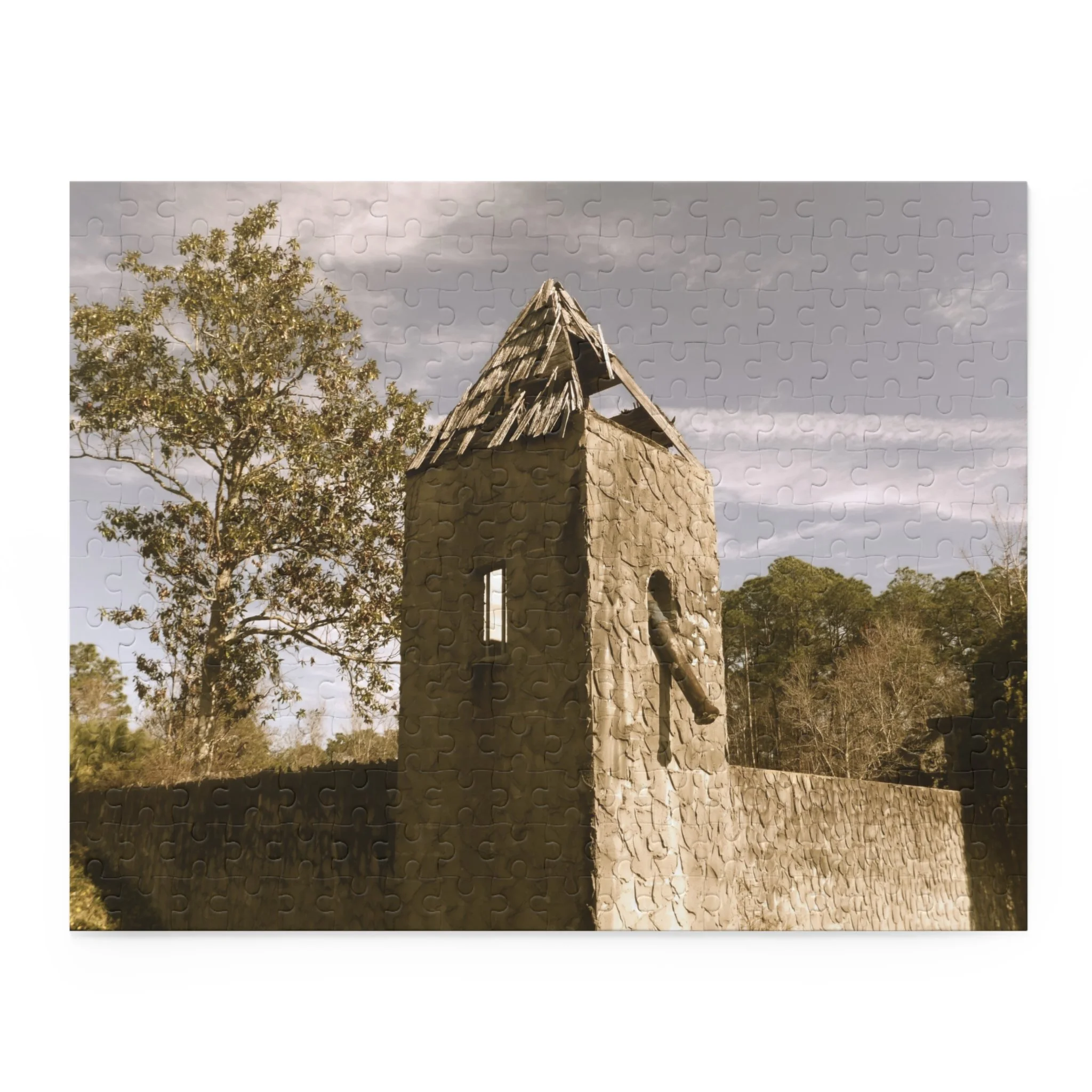 Fort Bengali Jigsaw Puzzle – Vintage Fort Wall Photo (120/252/500 pcs)