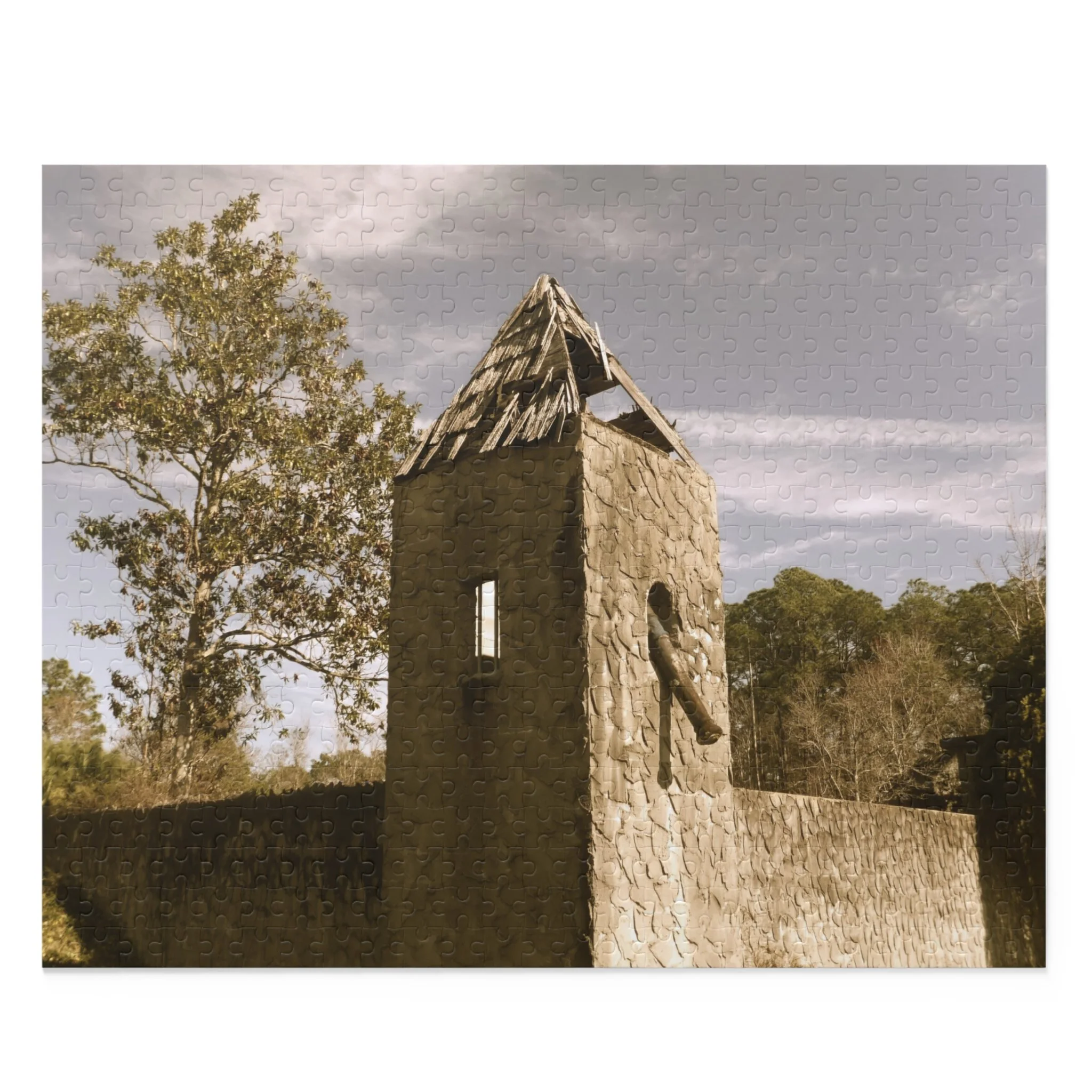 Fort Bengali Jigsaw Puzzle – Vintage Fort Wall Photo (120/252/500 pcs)