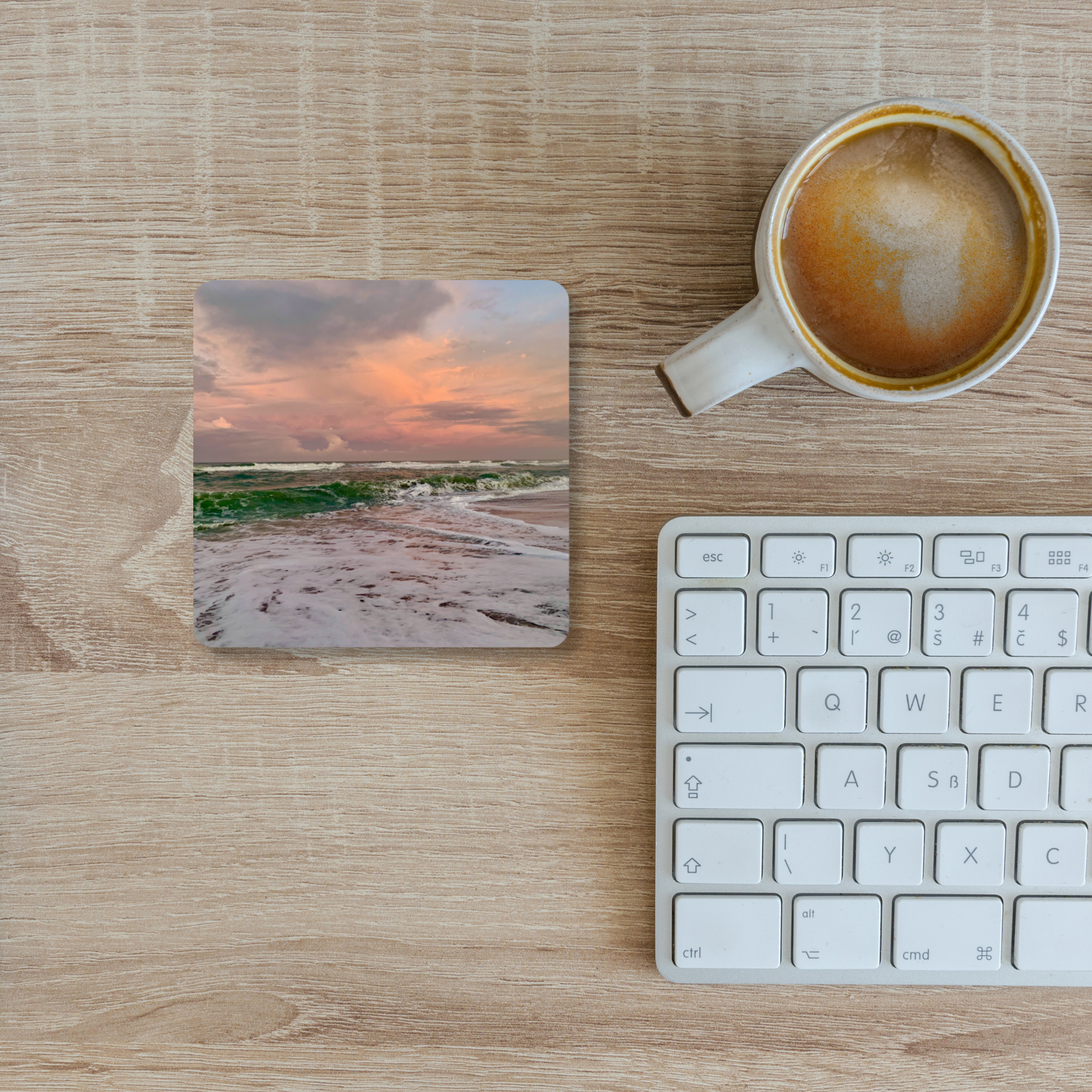 Pink Sunset Coaster Set of 4