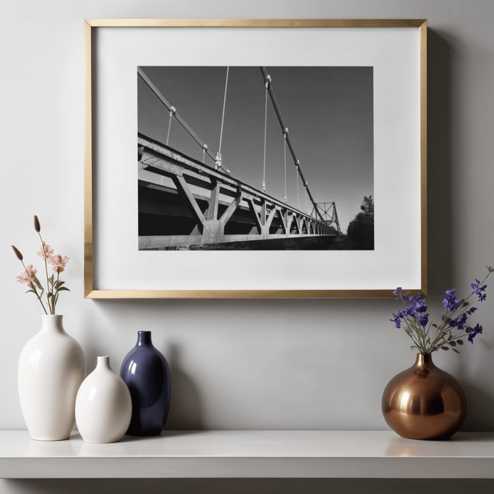 Hal Adams Bridge | Paper Print - Unframed