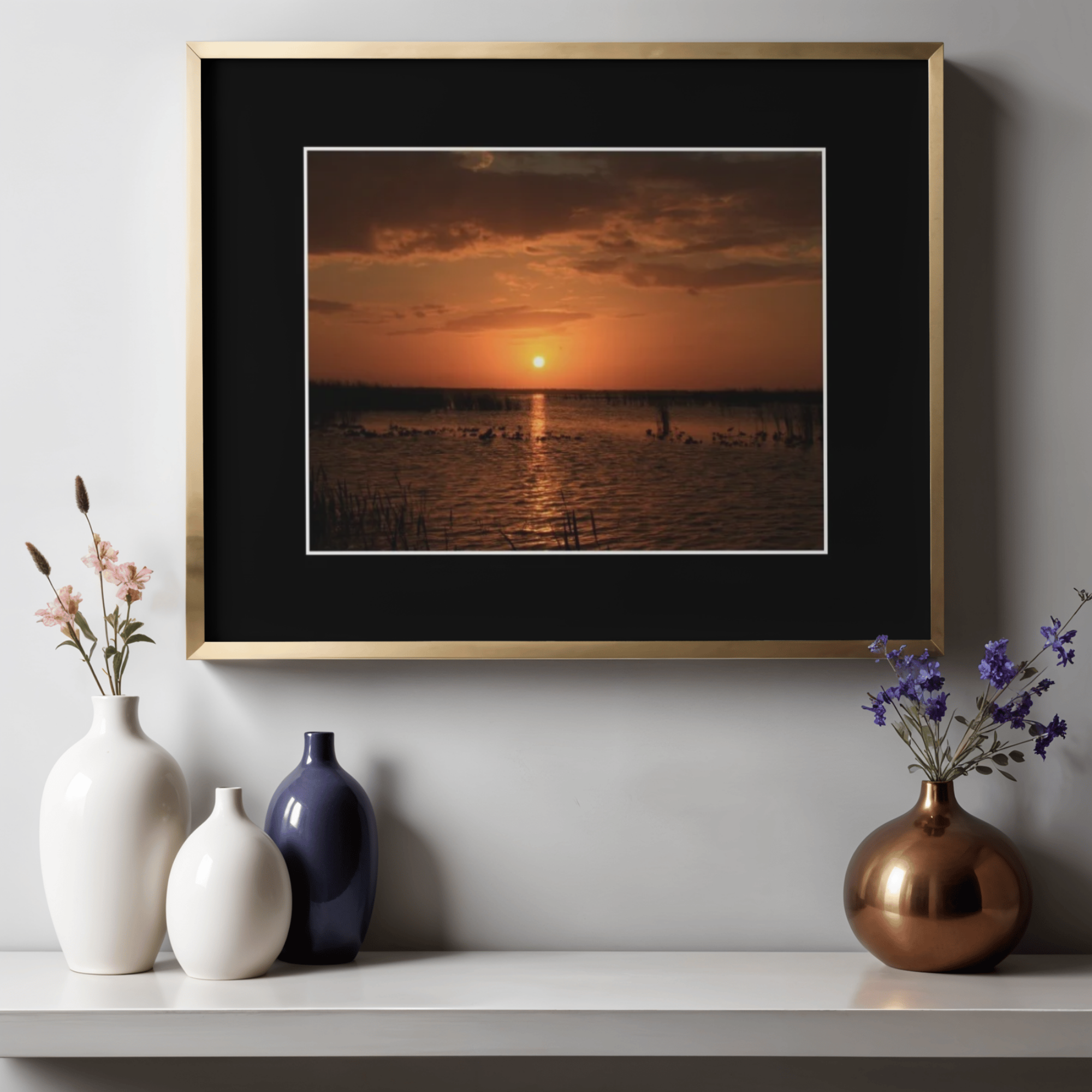 Lake Sunset Black Mat.png