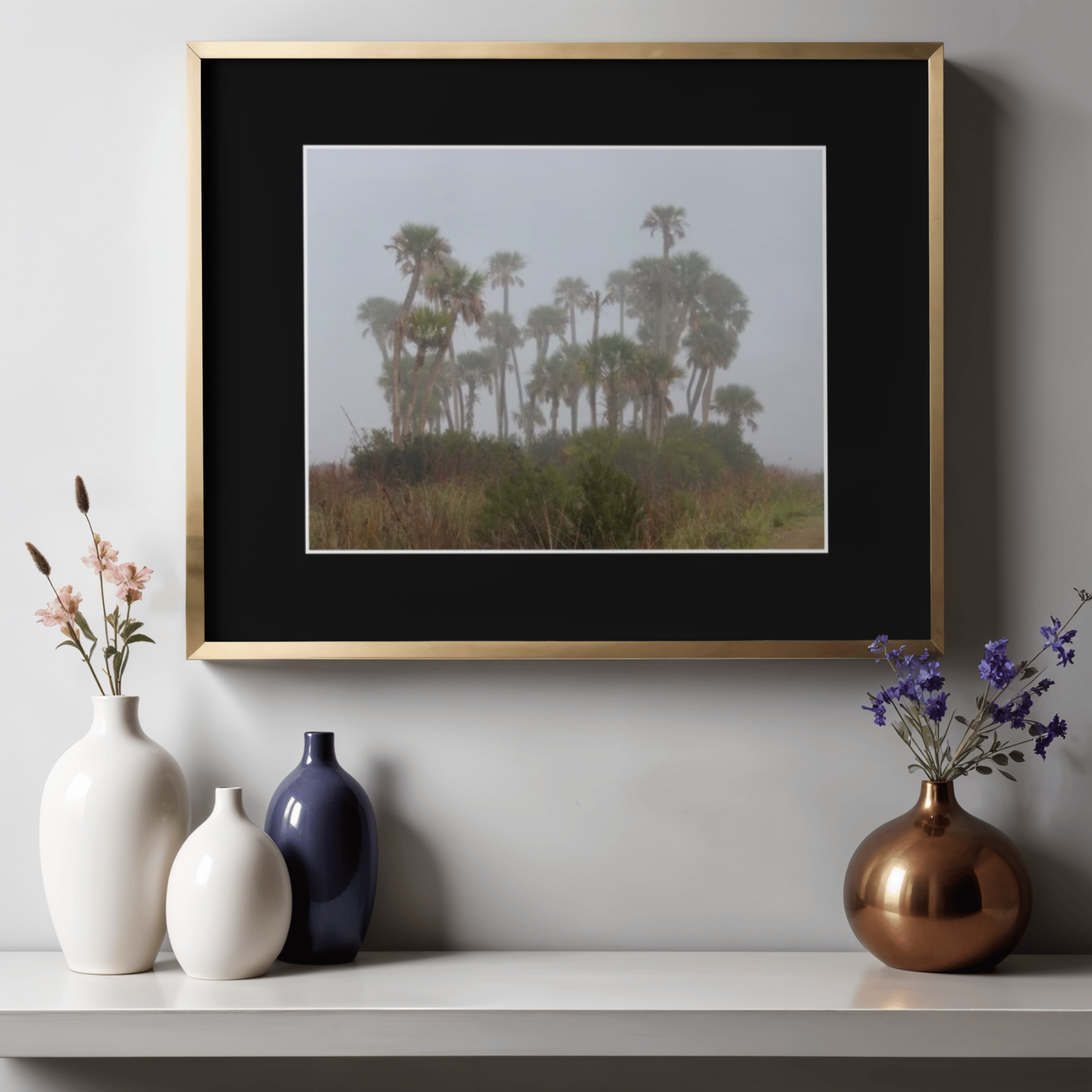 Palms in the Mist Black Mat.png