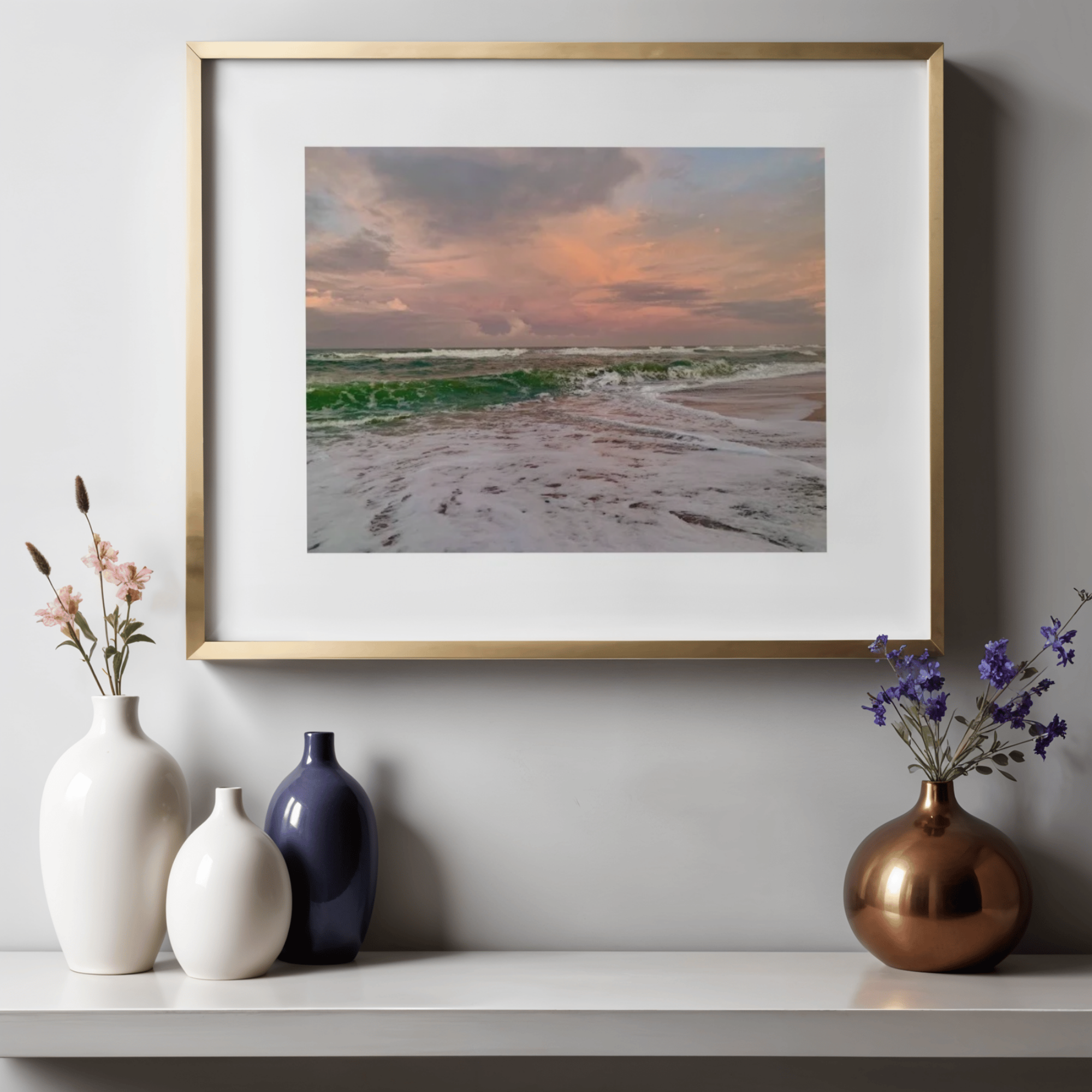Pink Sunset | Paper Print - Unframed