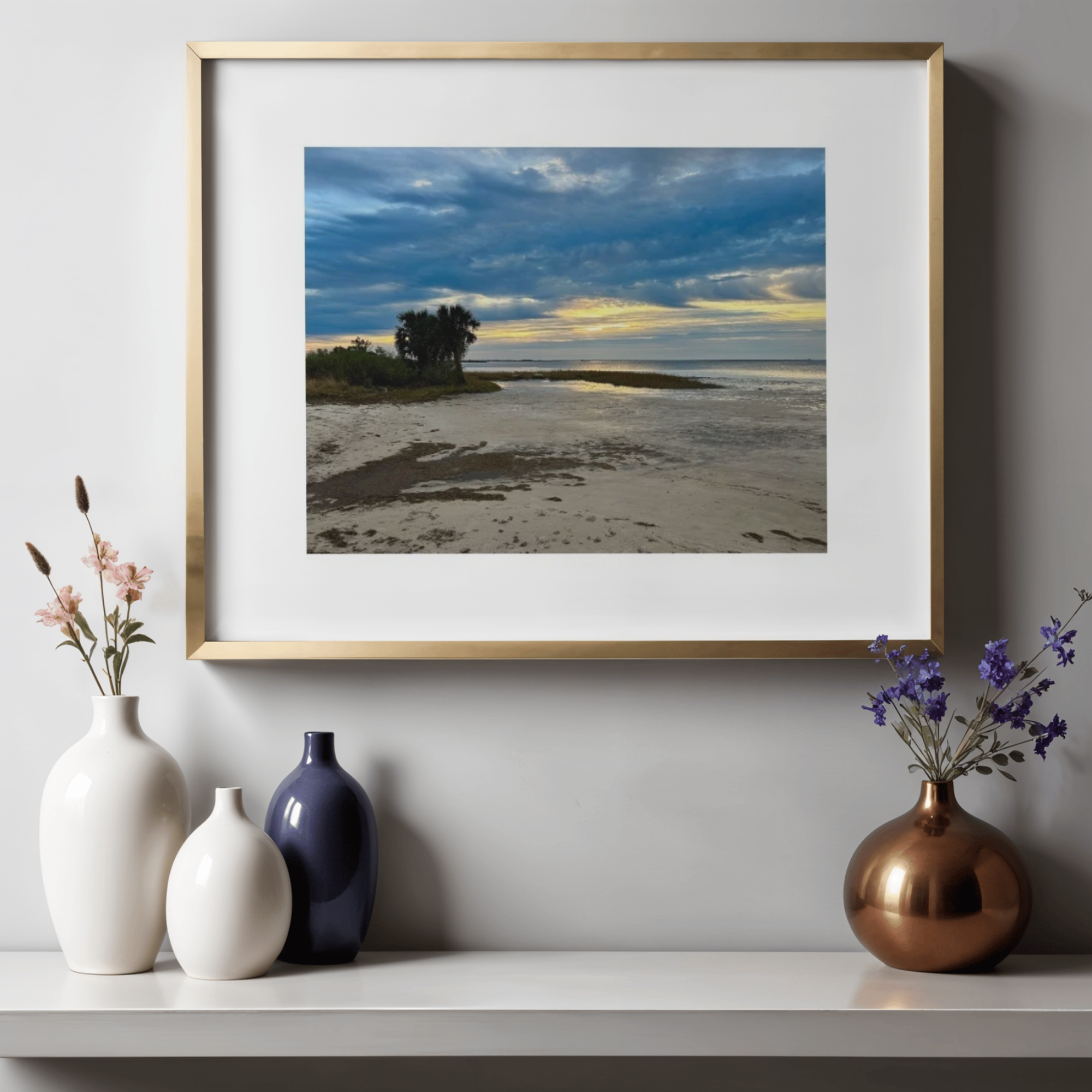 A Measure of Blue | Paper Print - Unframed