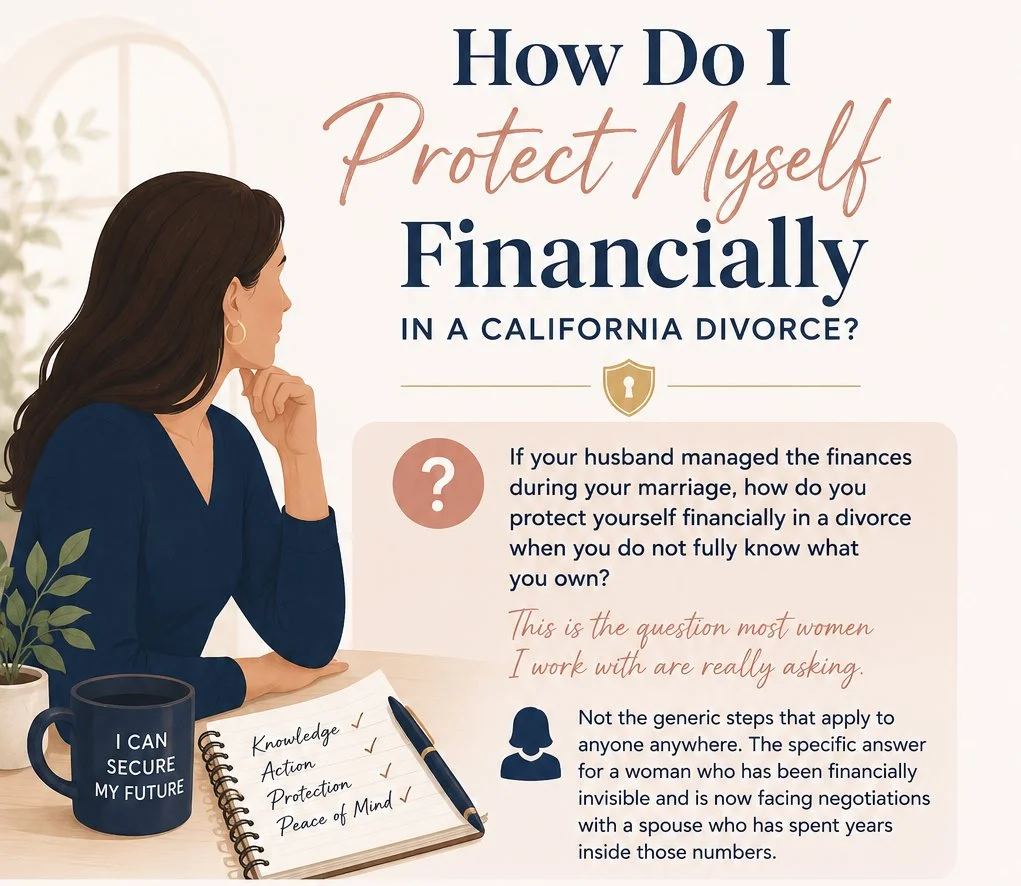 How Do I Protect Myself Financially in a California Divorce?