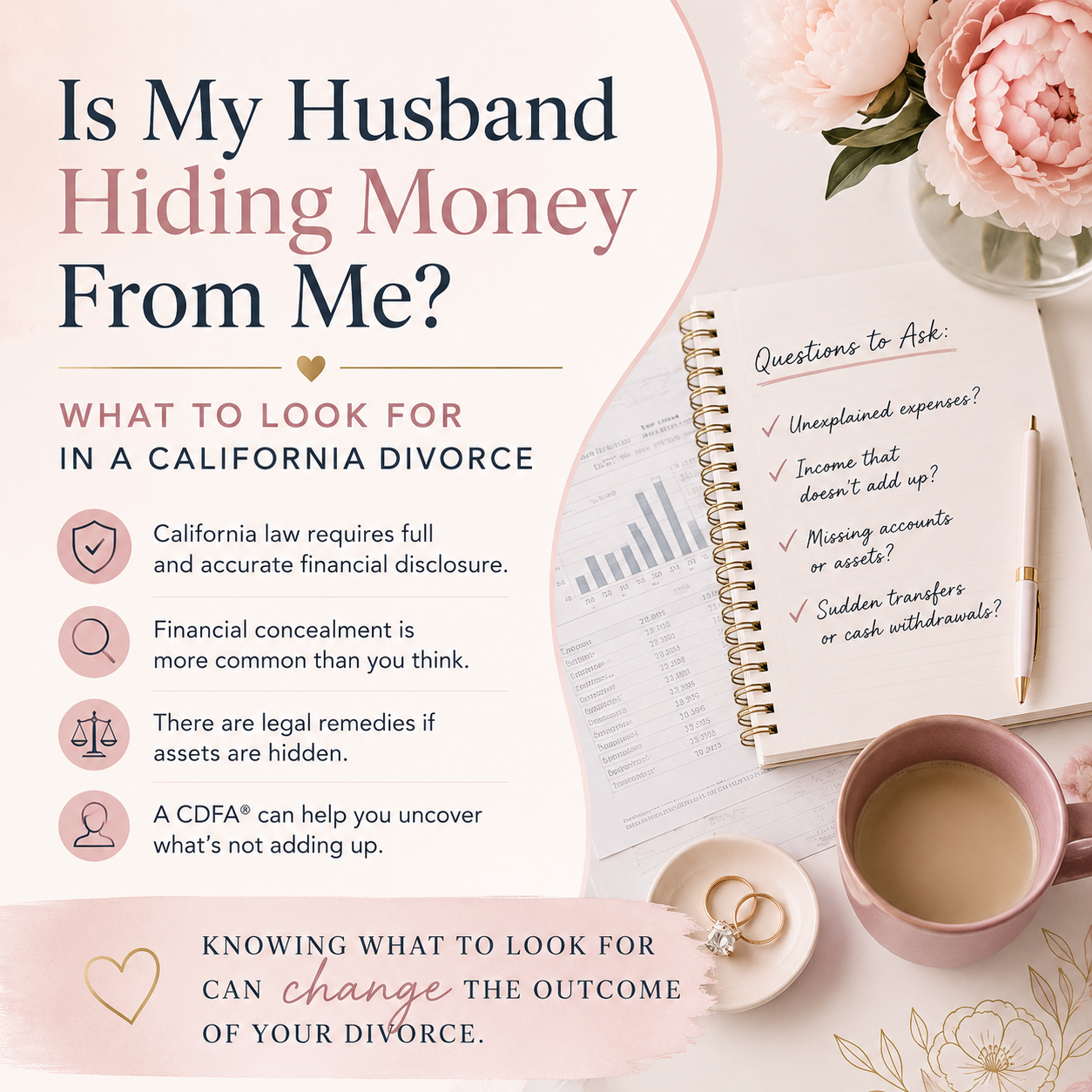Is My Husband Hiding Money in Our Divorce?