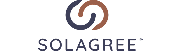 Solagree logo — virtual flat-fee divorce platform partnering with CDFA® professionals to guide couples through financial resolution in California