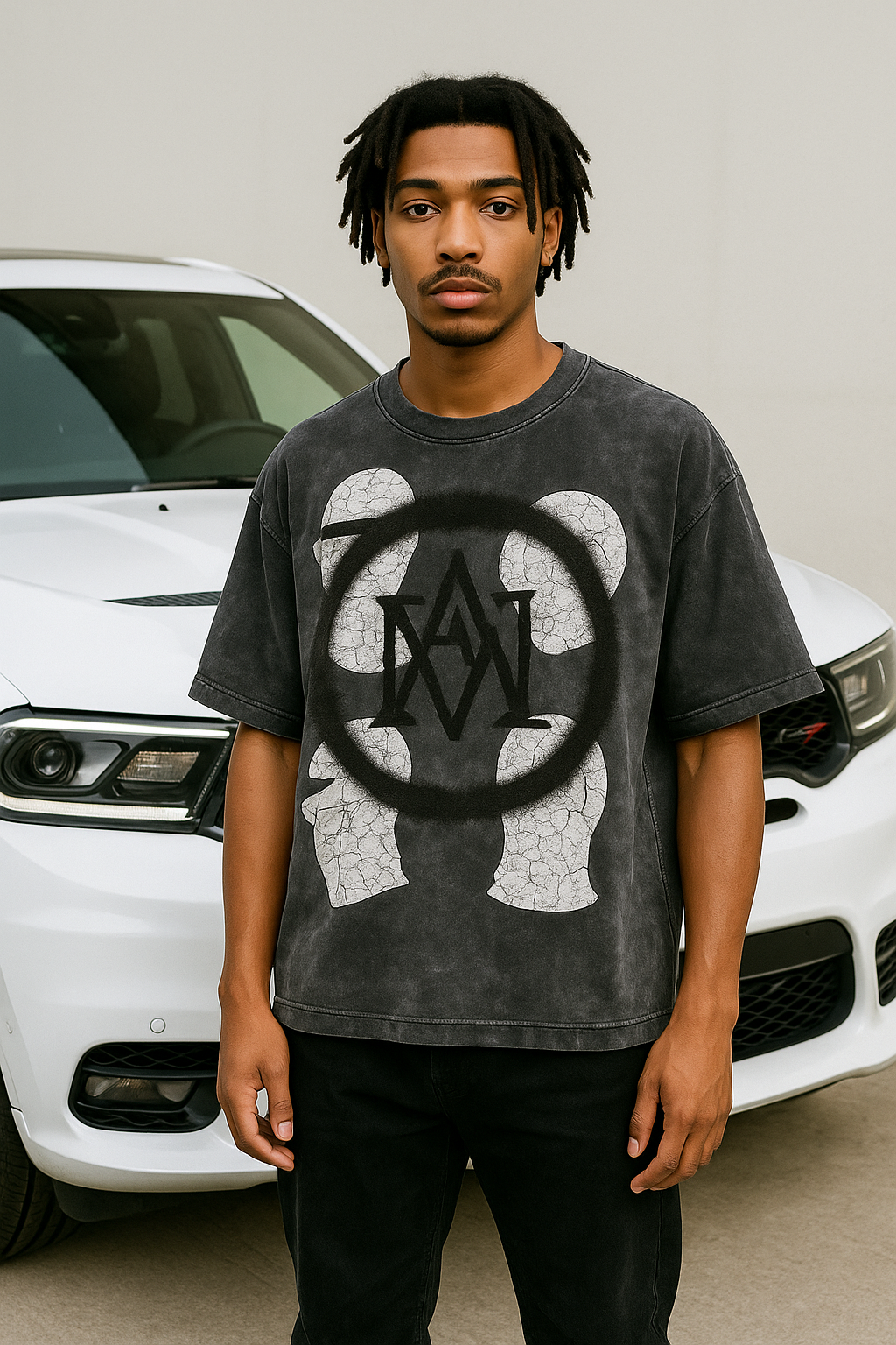 Masked-Up Oversized Tee